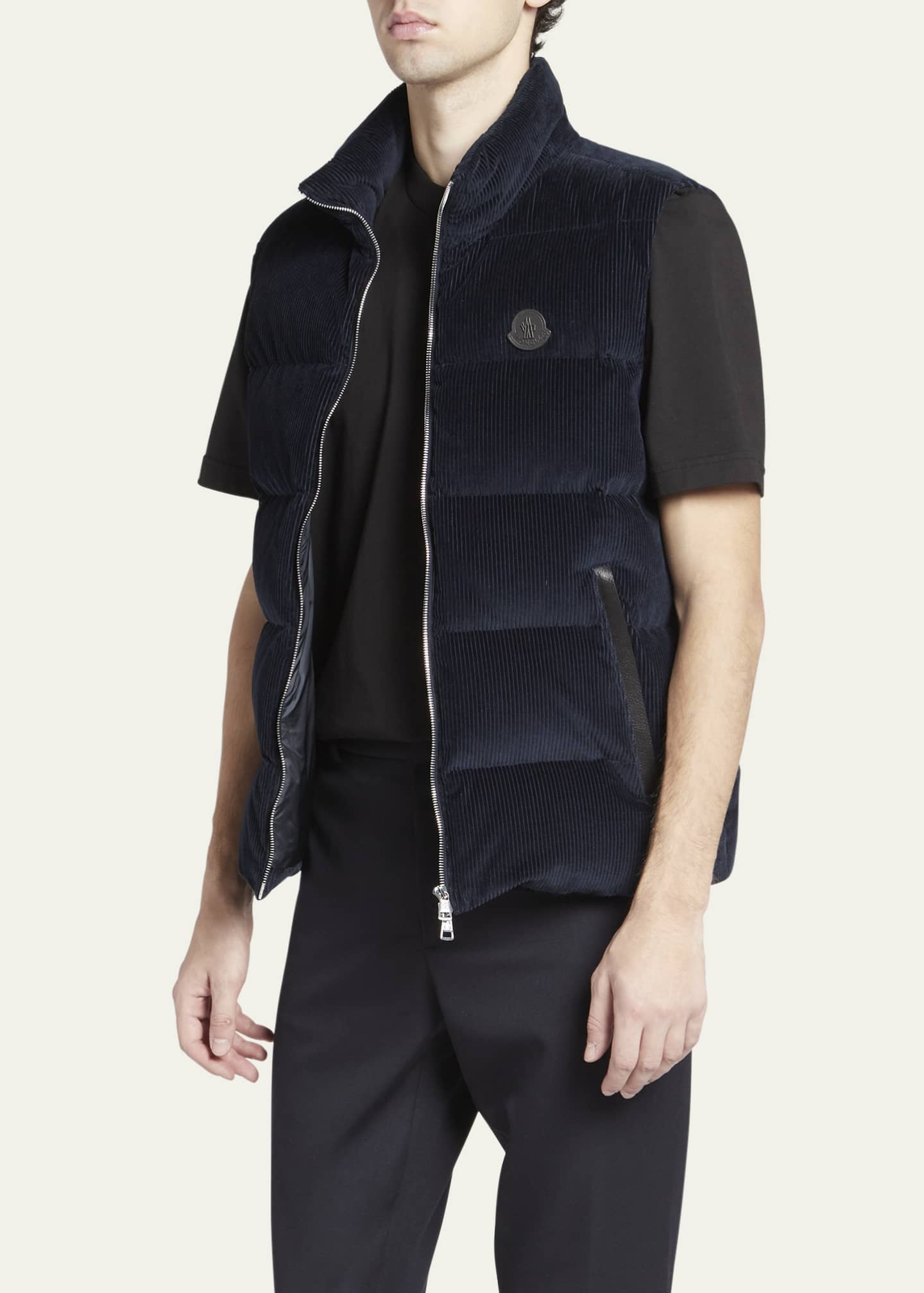 Mens moncler vest sale new arrivals