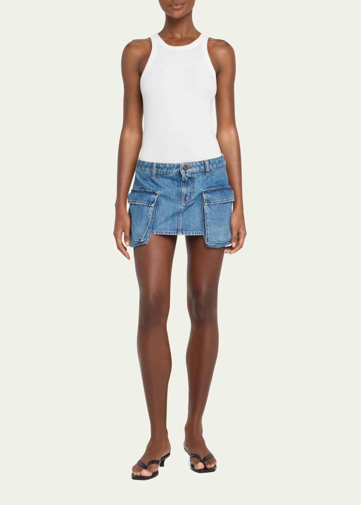Celine prairie denim clearance skirt
