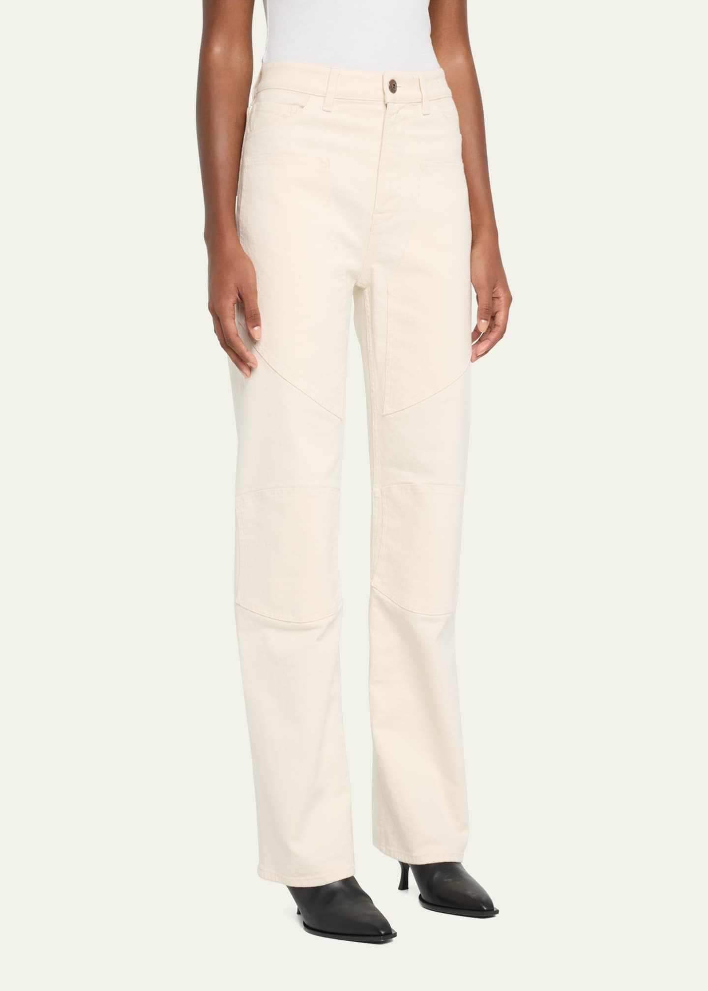 3x1 Diana StraightLeg Biker Jeans Bergdorf Goodman