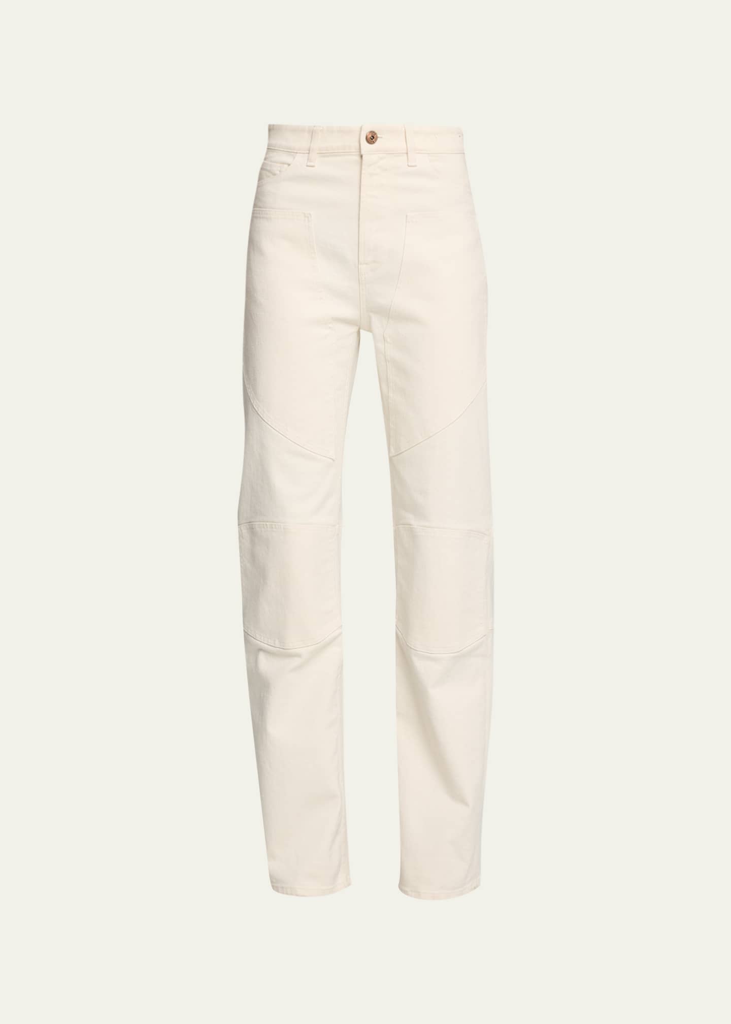 3x1 Diana Straight Leg Biker Jeans Bergdorf Goodman