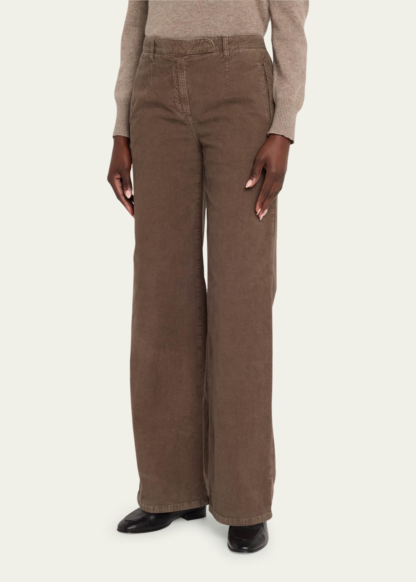 THE ROW Eglitta Straight-Leg Corduroy Pants Image 4 of 5
