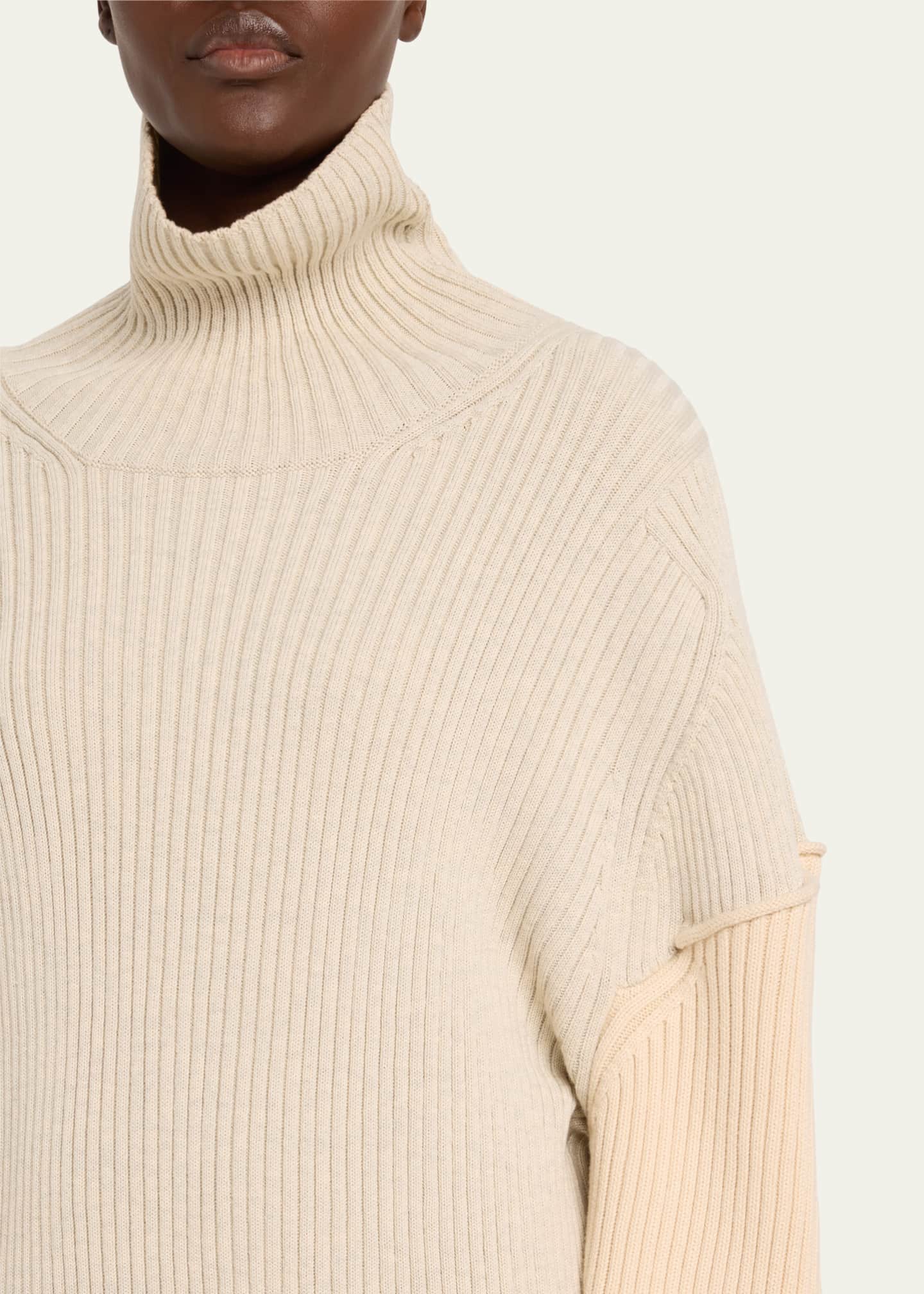 THE ROW Dua Colorblock Cashmere Sweater - Bergdorf Goodman