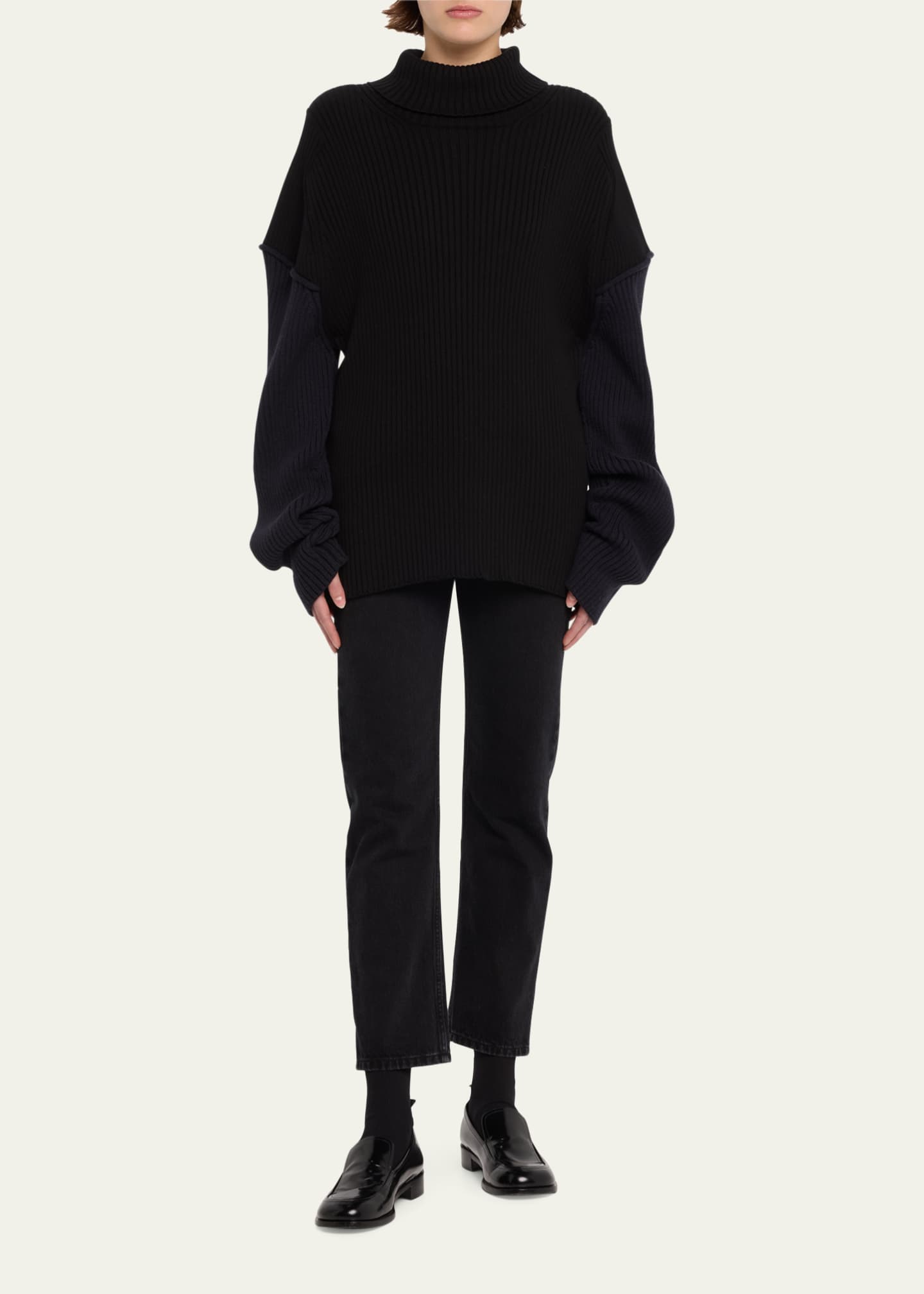 THE ROW Riaco Slim-Leg Crop Jeans Image 2 of 5
