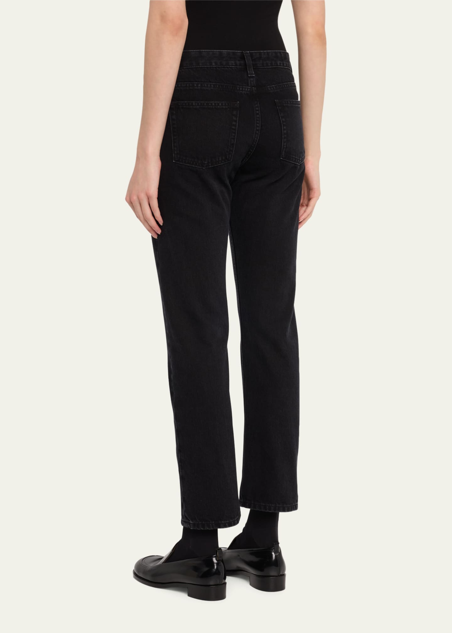 THE ROW Riaco Slim-Leg Crop Jeans - Bergdorf Goodman