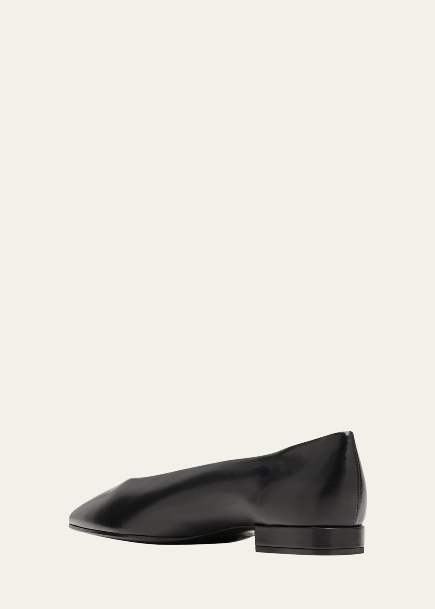 Loro Piana Rebecca Calfskin Ballerina Flats Image 4 of 5