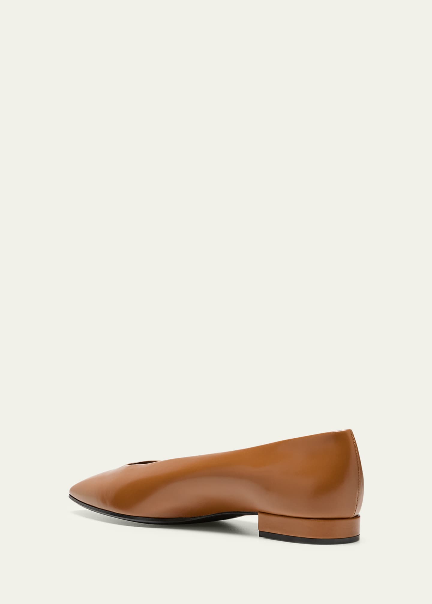 Loro Piana Rebecca Calfskin Ballerina Flats Image 4 of 5
