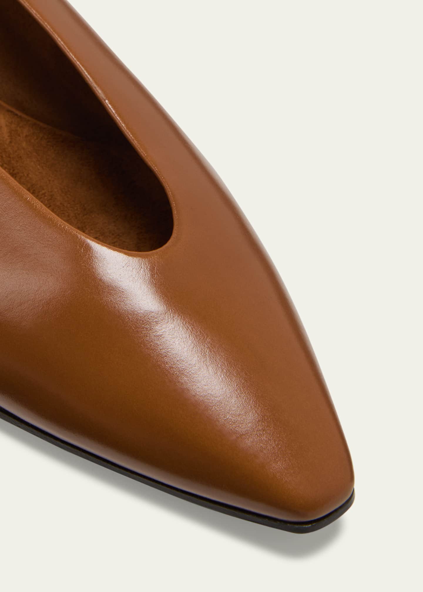 Loro Piana Rebecca Calfskin Ballerina Flats Image 5 of 5