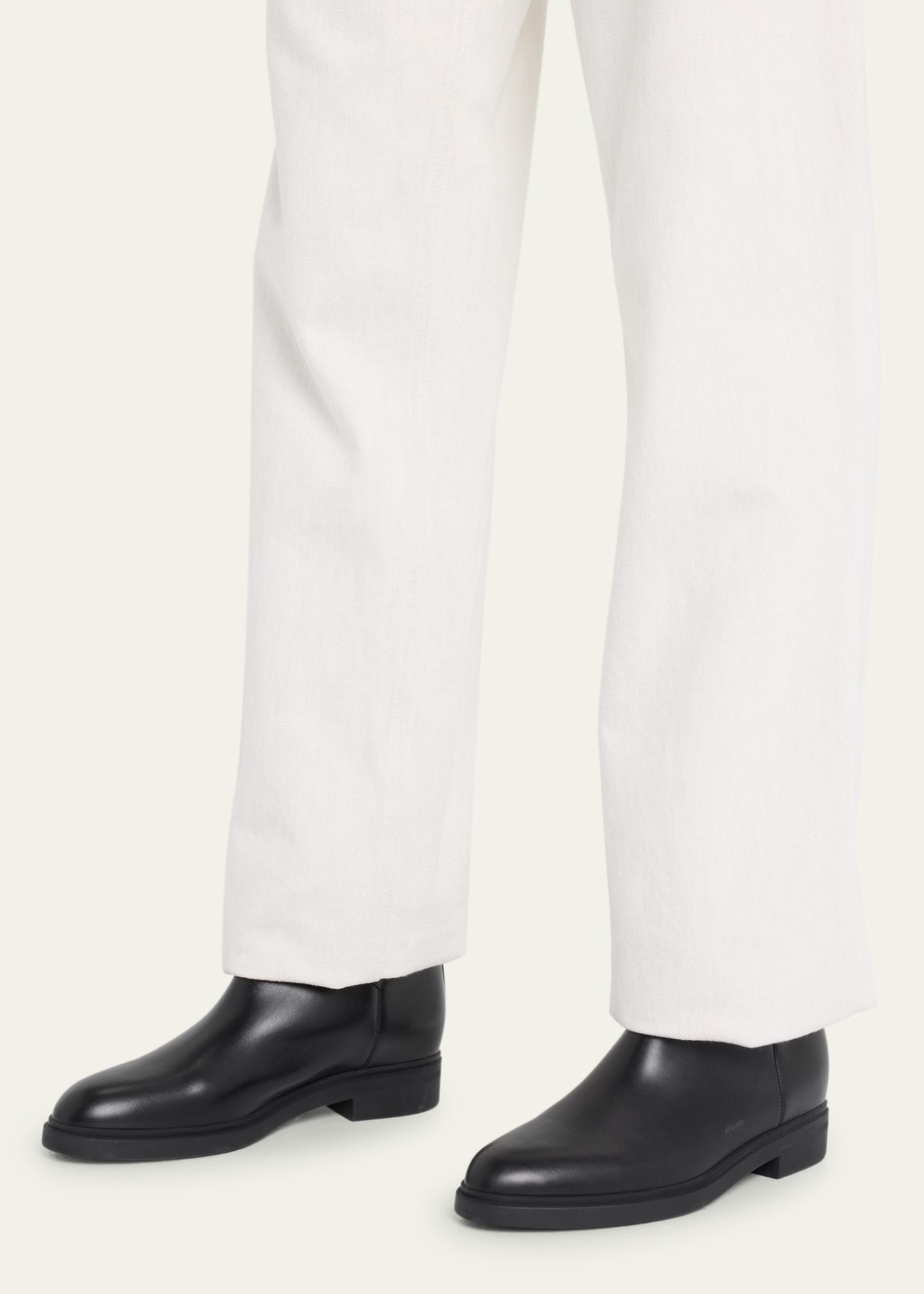 Loro Piana Kilda Leather Riding Boots - Bergdorf Goodman