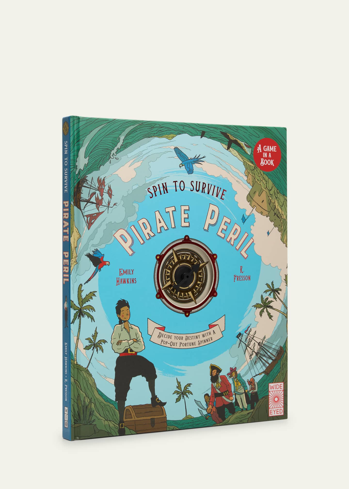 The Quarto Group Kid's "Spin to Survive: Pirate Peril" Book by Emily Hawkins Image 2 of 3