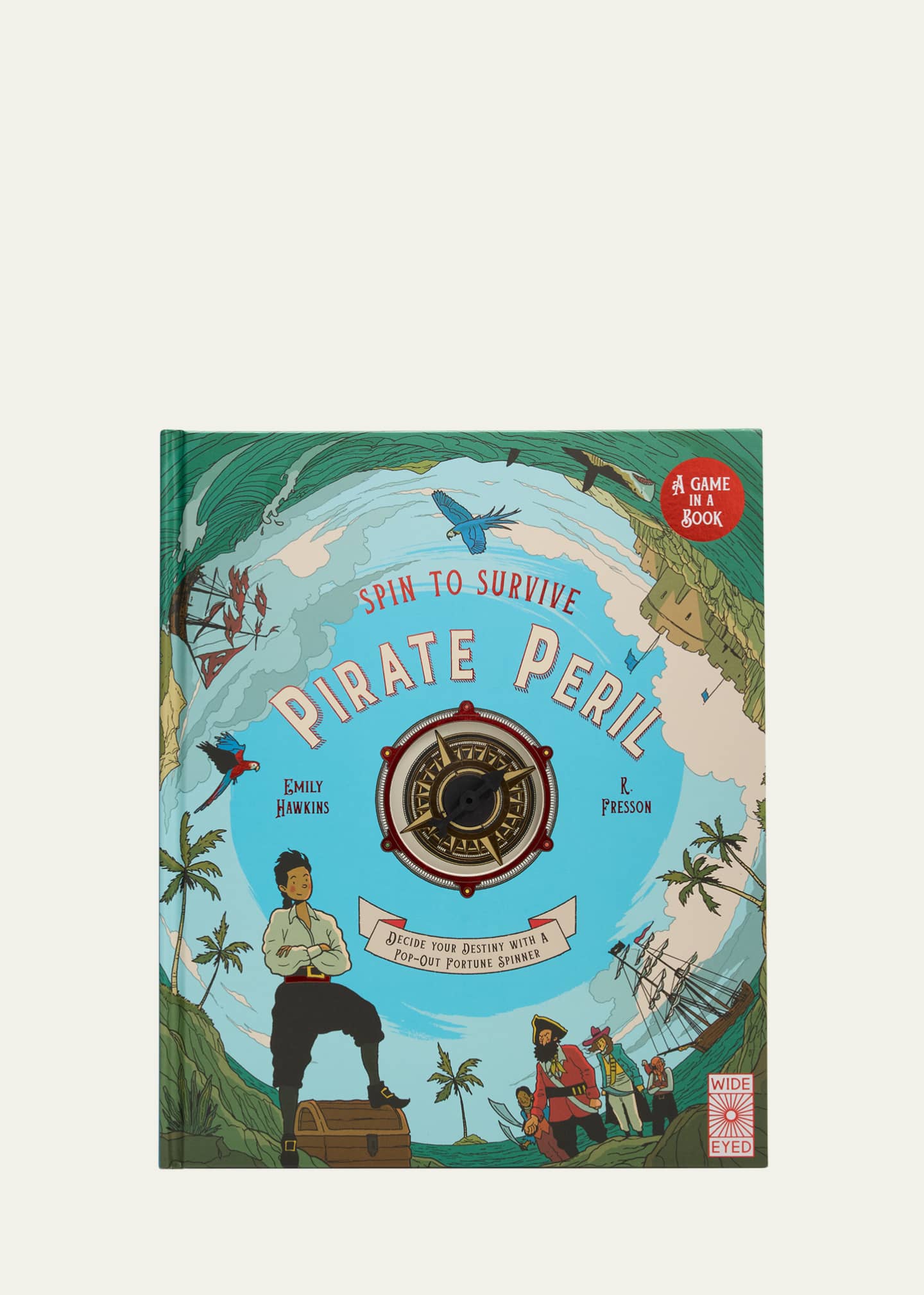 The Quarto Group Kid's "Spin to Survive: Pirate Peril" Book by Emily Hawkins Image 1 of 3