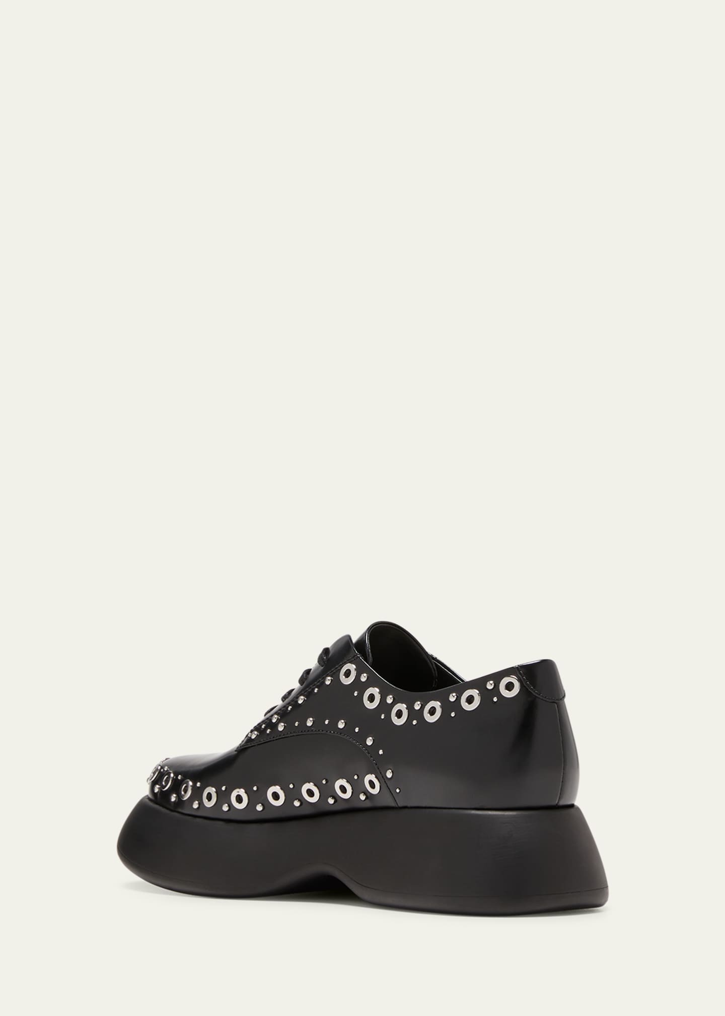 3.1 Phillip Lim Mercer Grommet Leather Lace-Up Loafers - Bergdorf Goodman