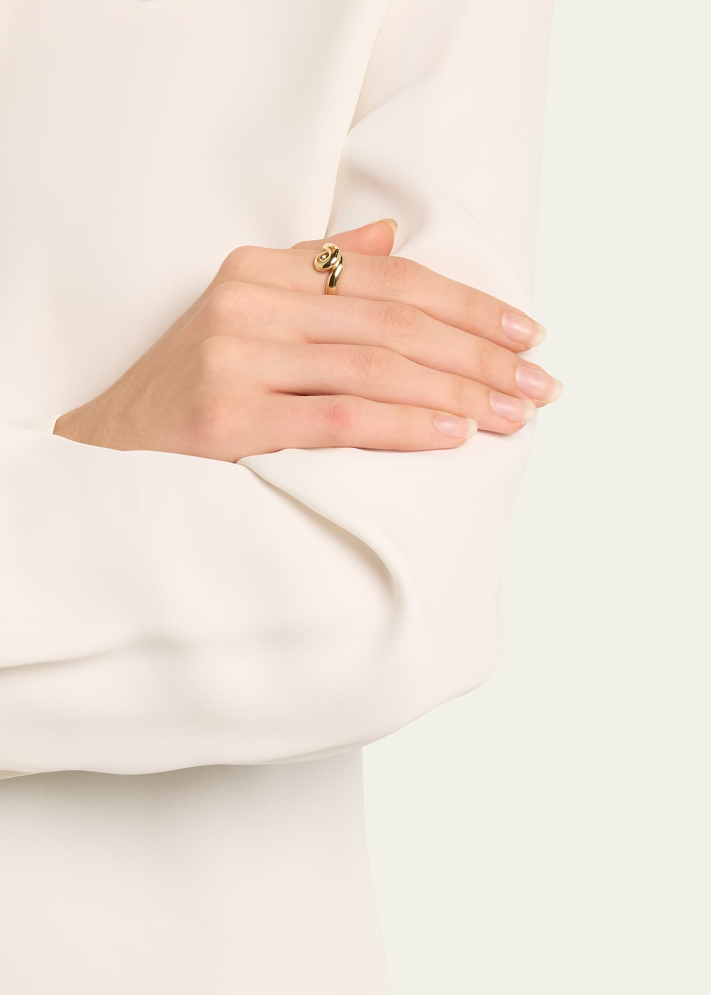 Bea Bongiasca 9K Yellow Gold Jumbo Wave Ring Image 2 of 4