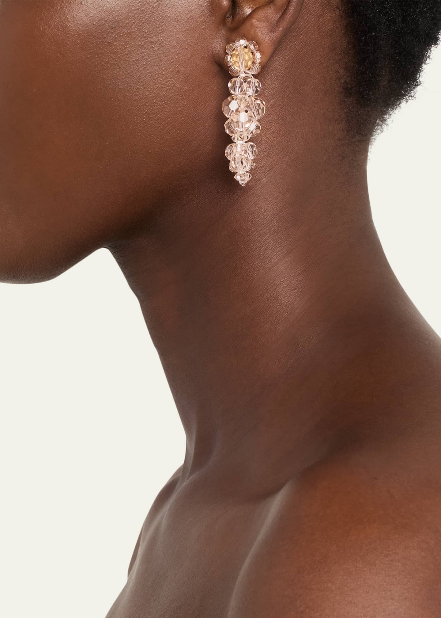 Simone Rocha Mini Cluster Earrings, Green - Bergdorf Goodman