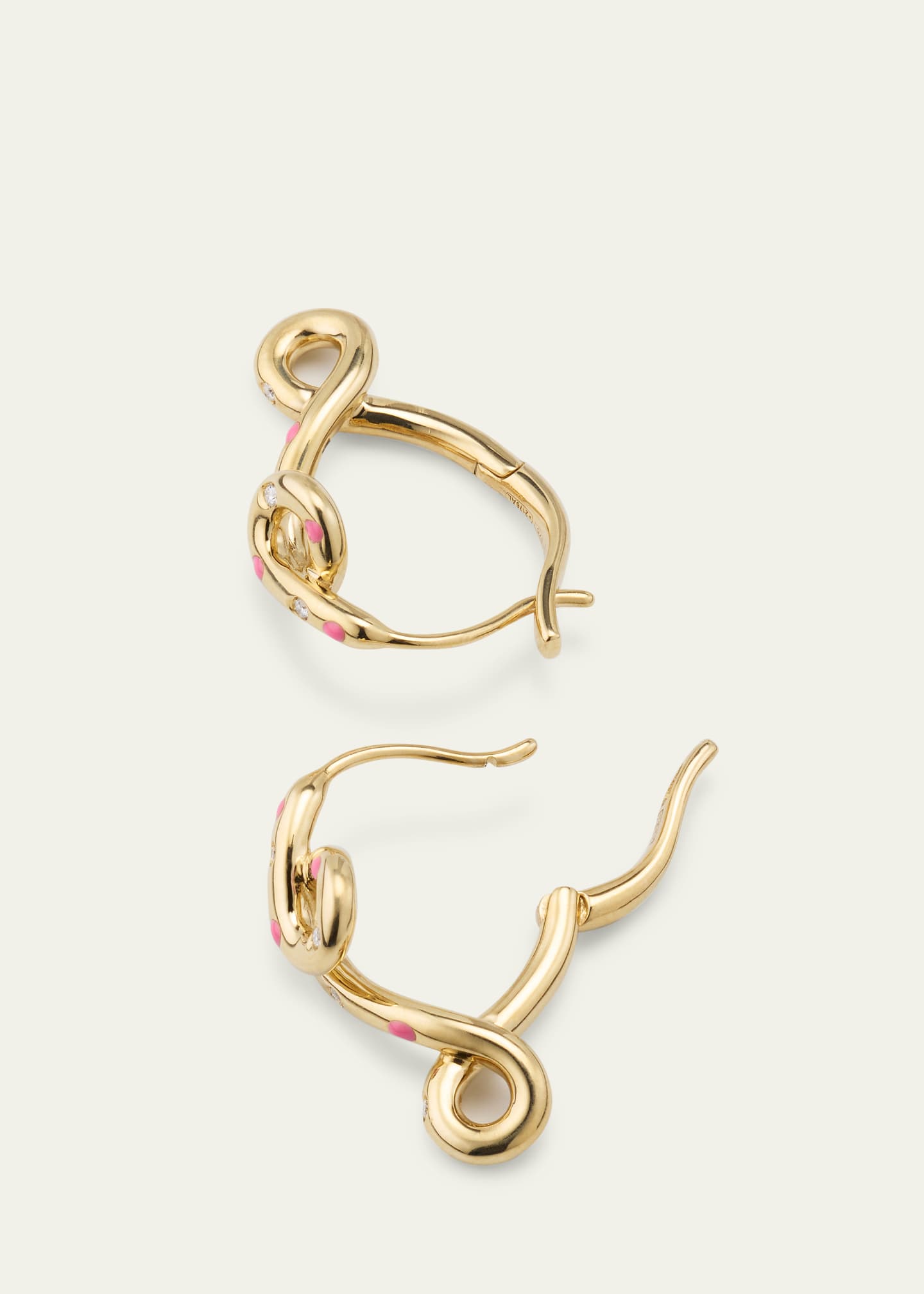 【BEA BONGIASCA】MARGHERITA EARRINGS Bea Bongiasca Margherita 9K Yellow Gold & Enamel Daisy