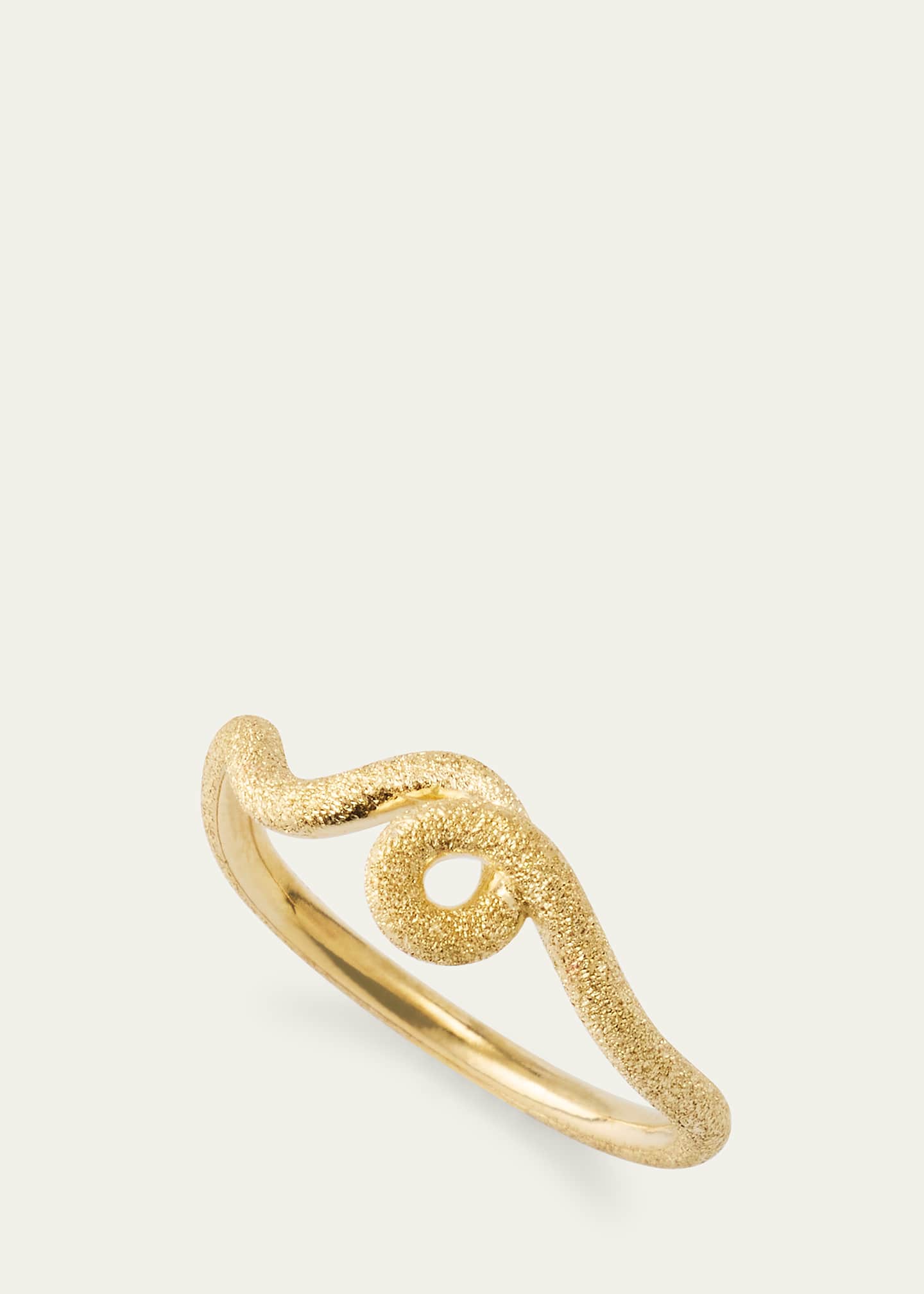Bea Bongiasca 9K Touch of Gold Wave Ring Image 3 of 4