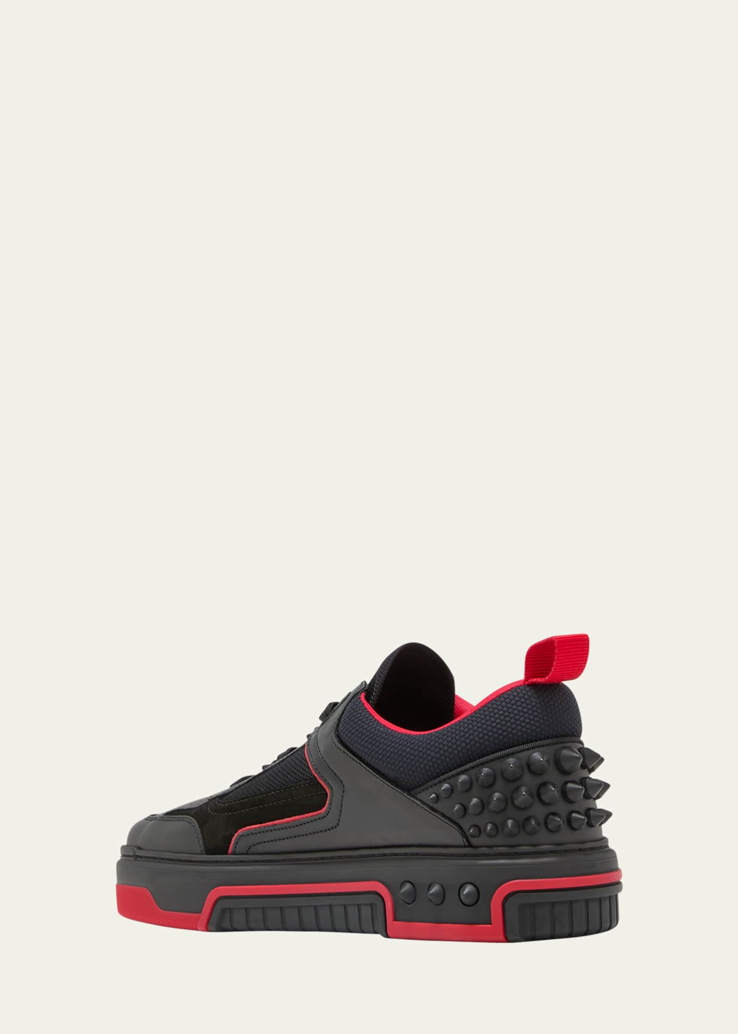 Christian Louboutin Men's Astroloubi Studded Low-Top Sneakers