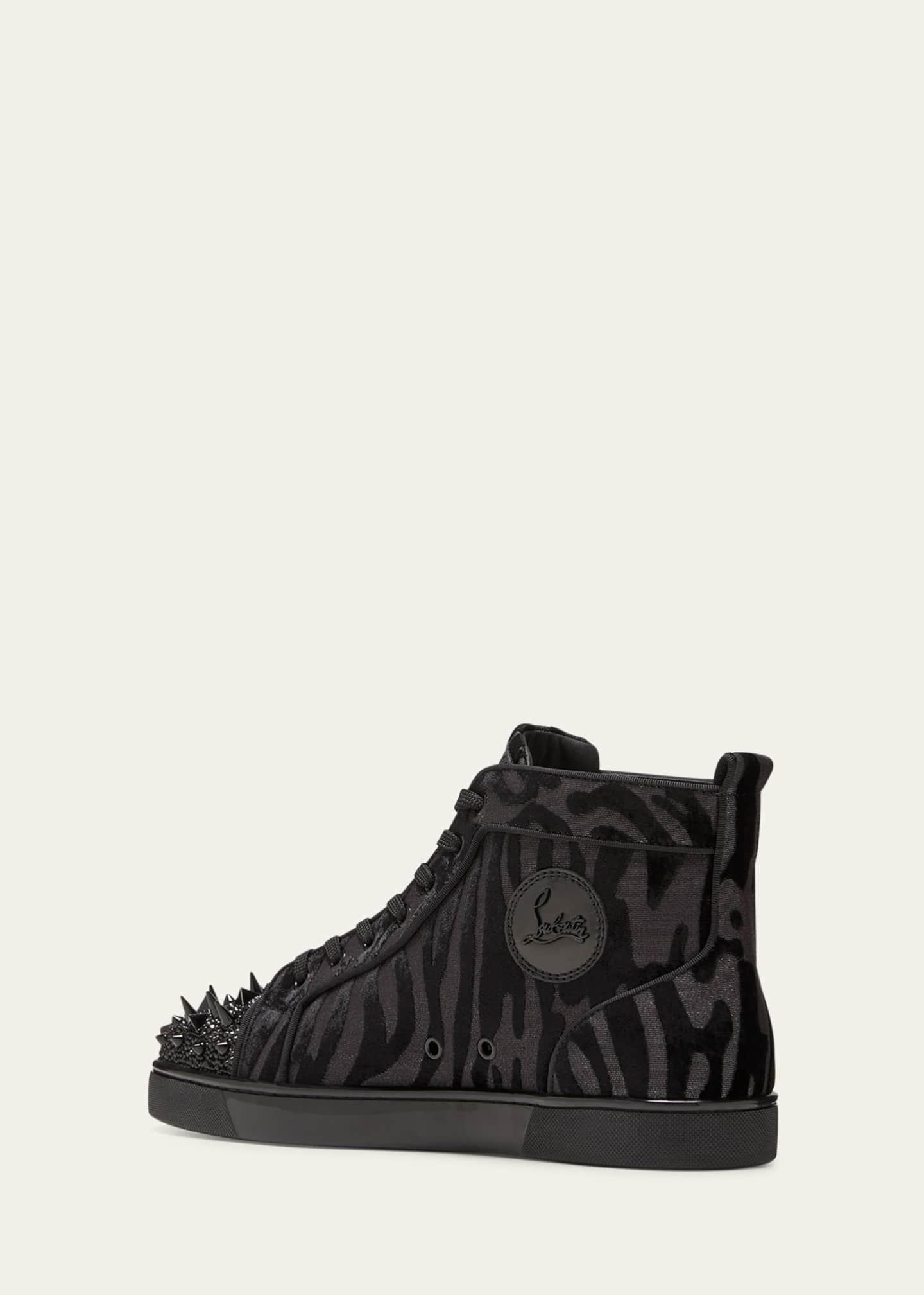 Velvet high deals top sneakers