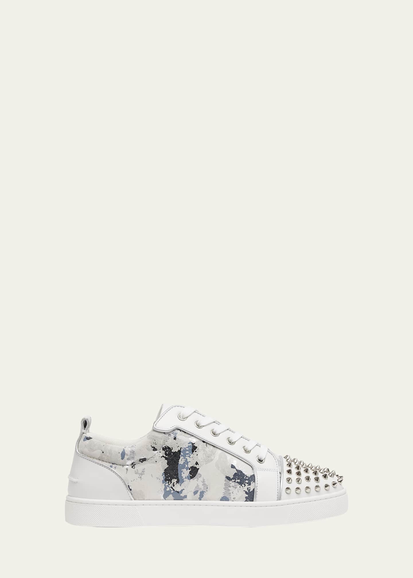 Christian louboutin new arrivals low black spikes