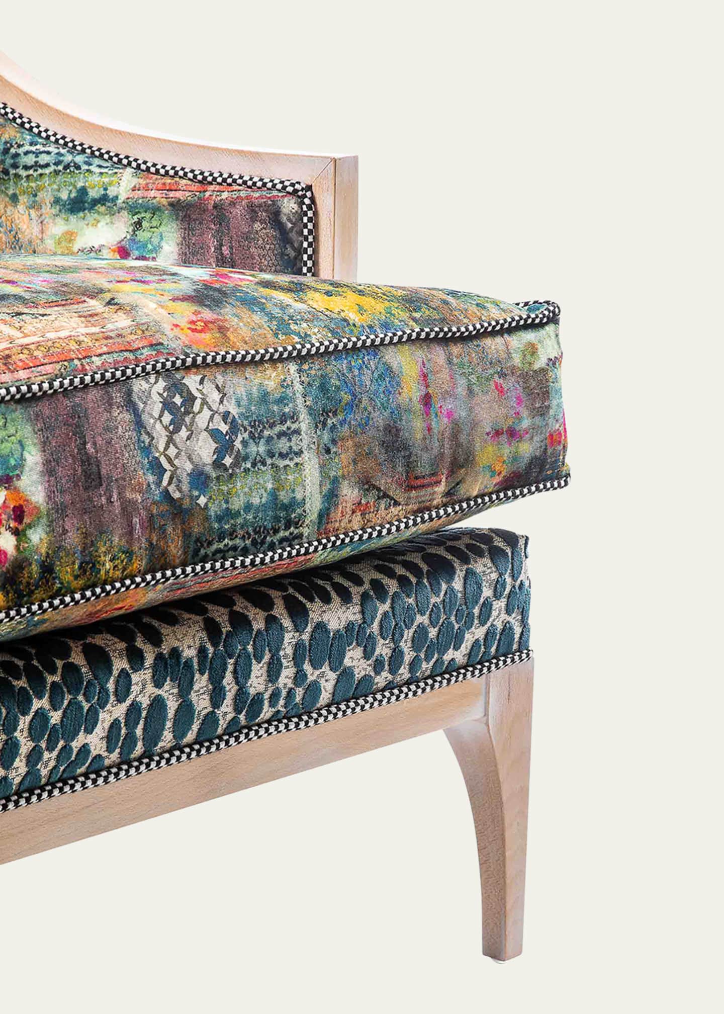 MacKenzie-Childs Mosaic Chair Image 2 of 4