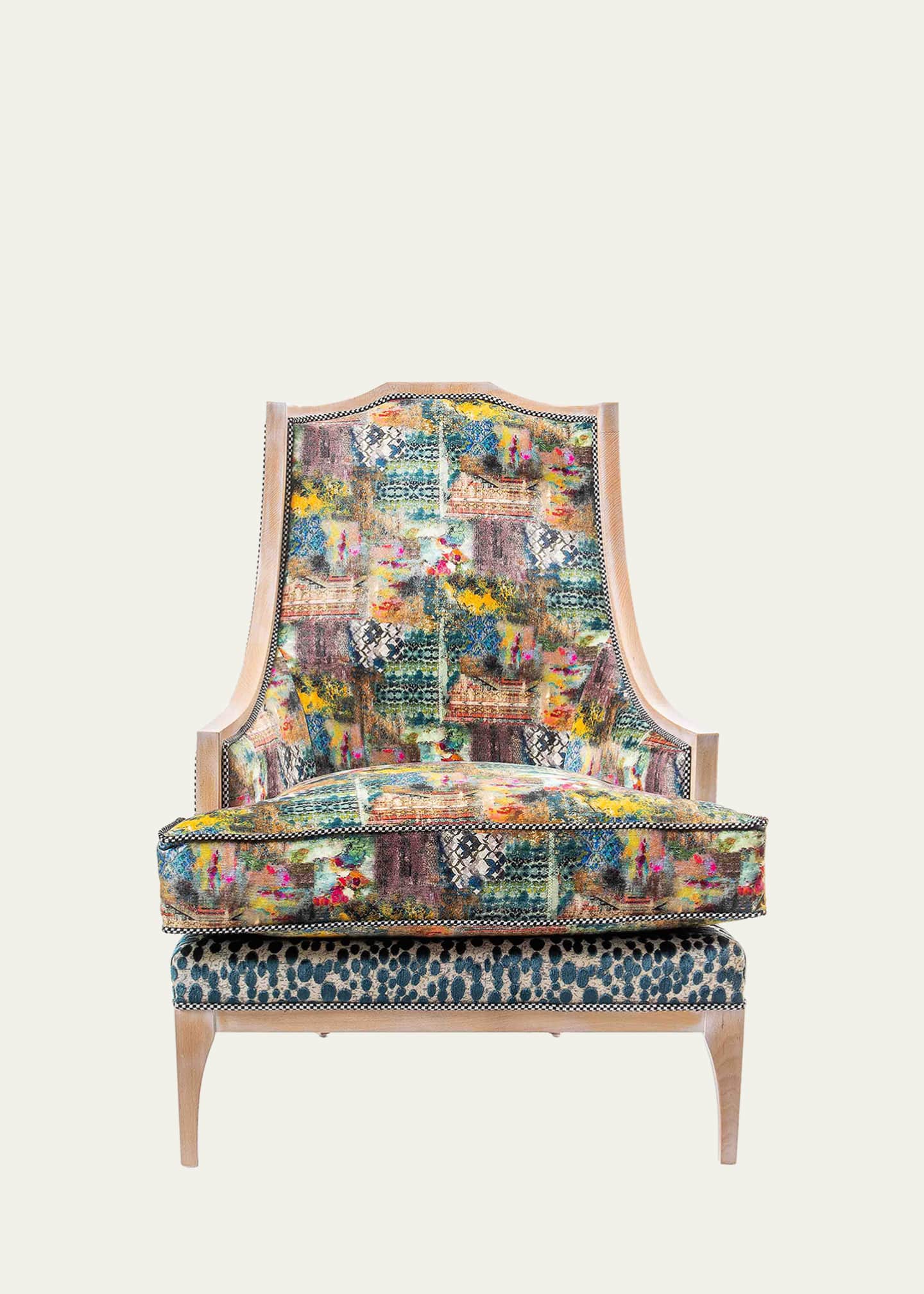 MacKenzie-Childs Mosaic Chair Image 1 of 4