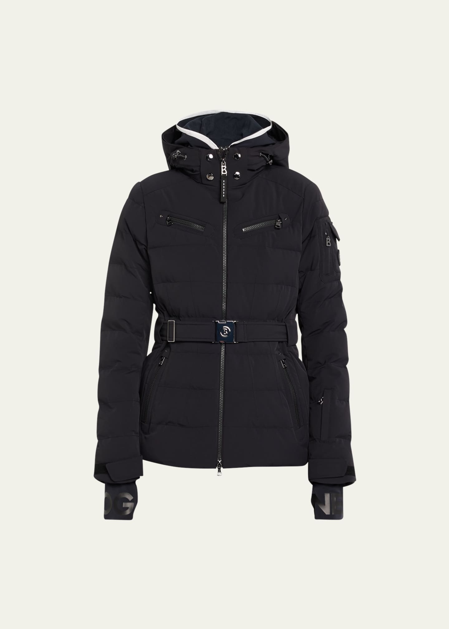 Layered puffer coat sale