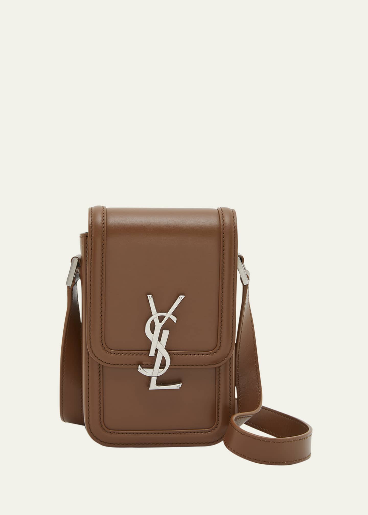 Saint Laurent Men's YSL Solferino Phone Case Bag Image 1 of 5