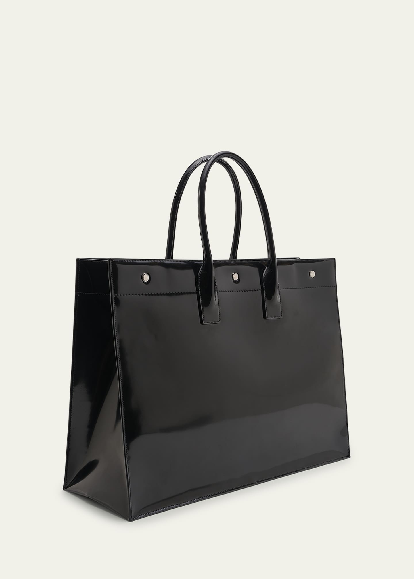 Saint laurent large leather tote new arrivals