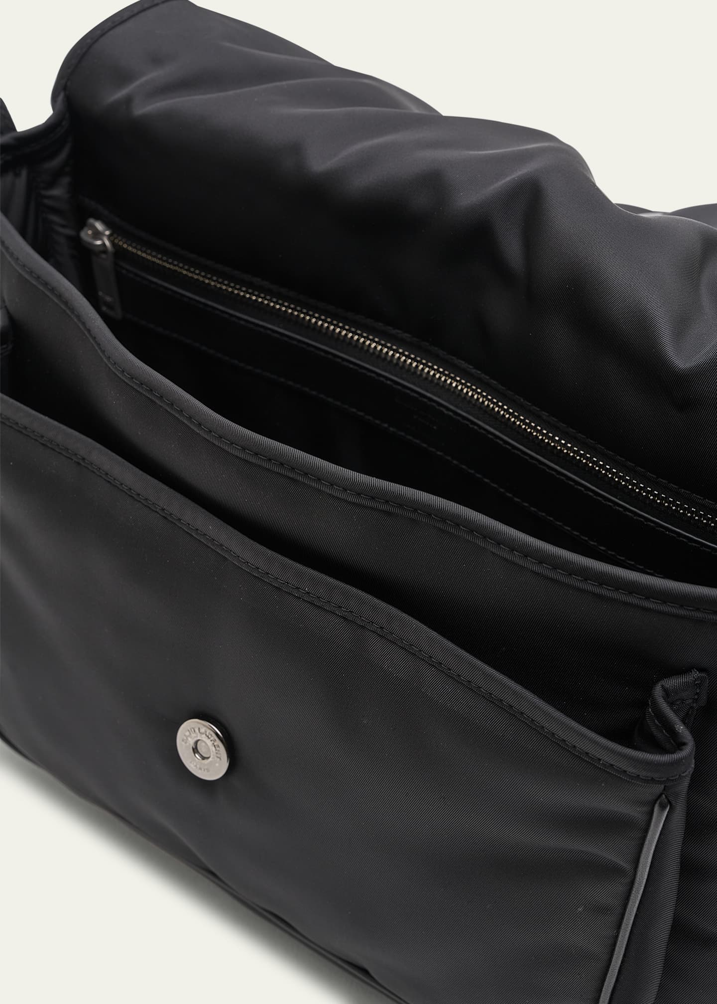Saint Laurent Men's Niki Nylon Messenger Bag Image 4 of 5