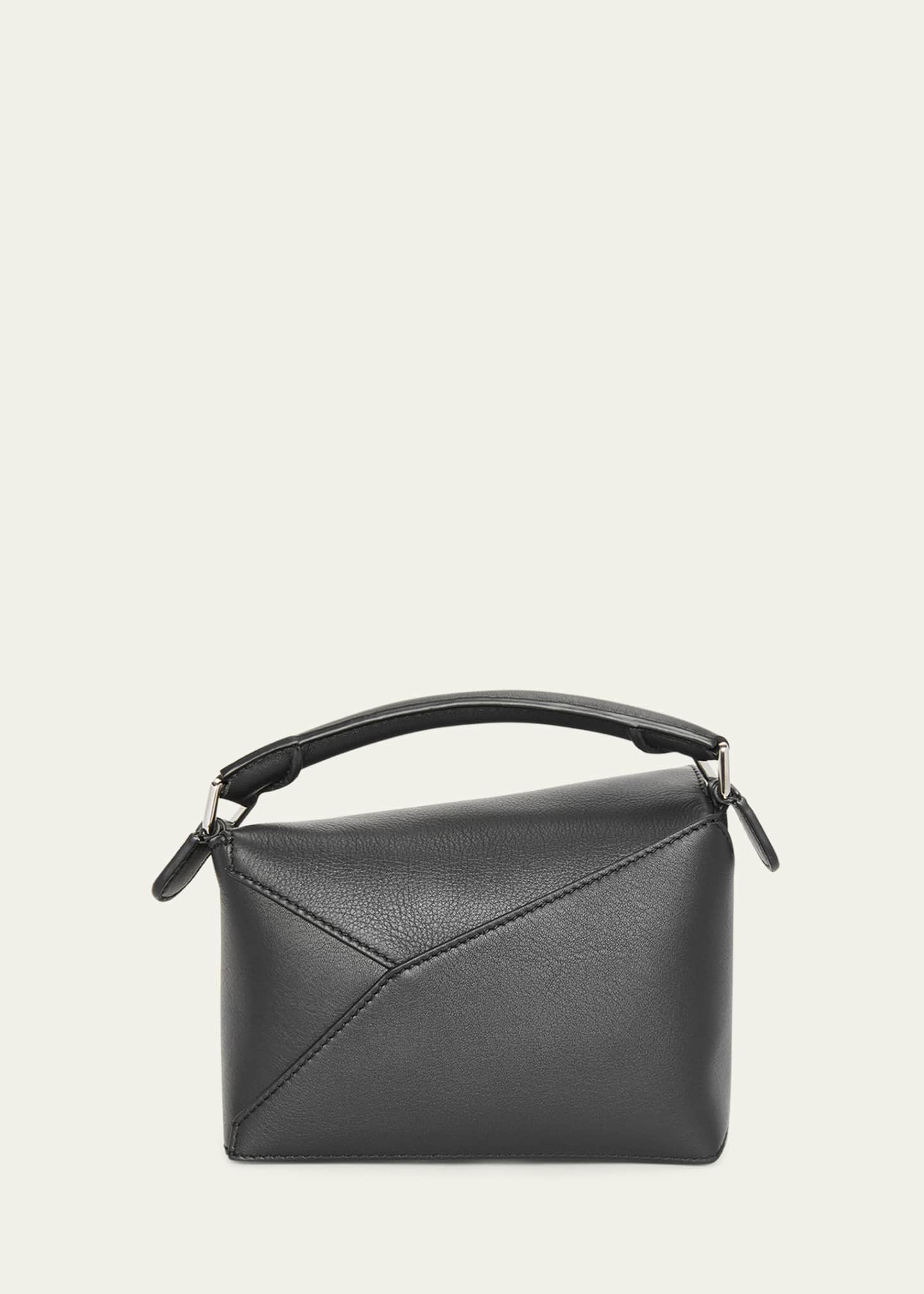 Loewe x Paula’s Ibiza Puzzle Edge Mini Top-Handle Bag in Leather Image 3 of 5