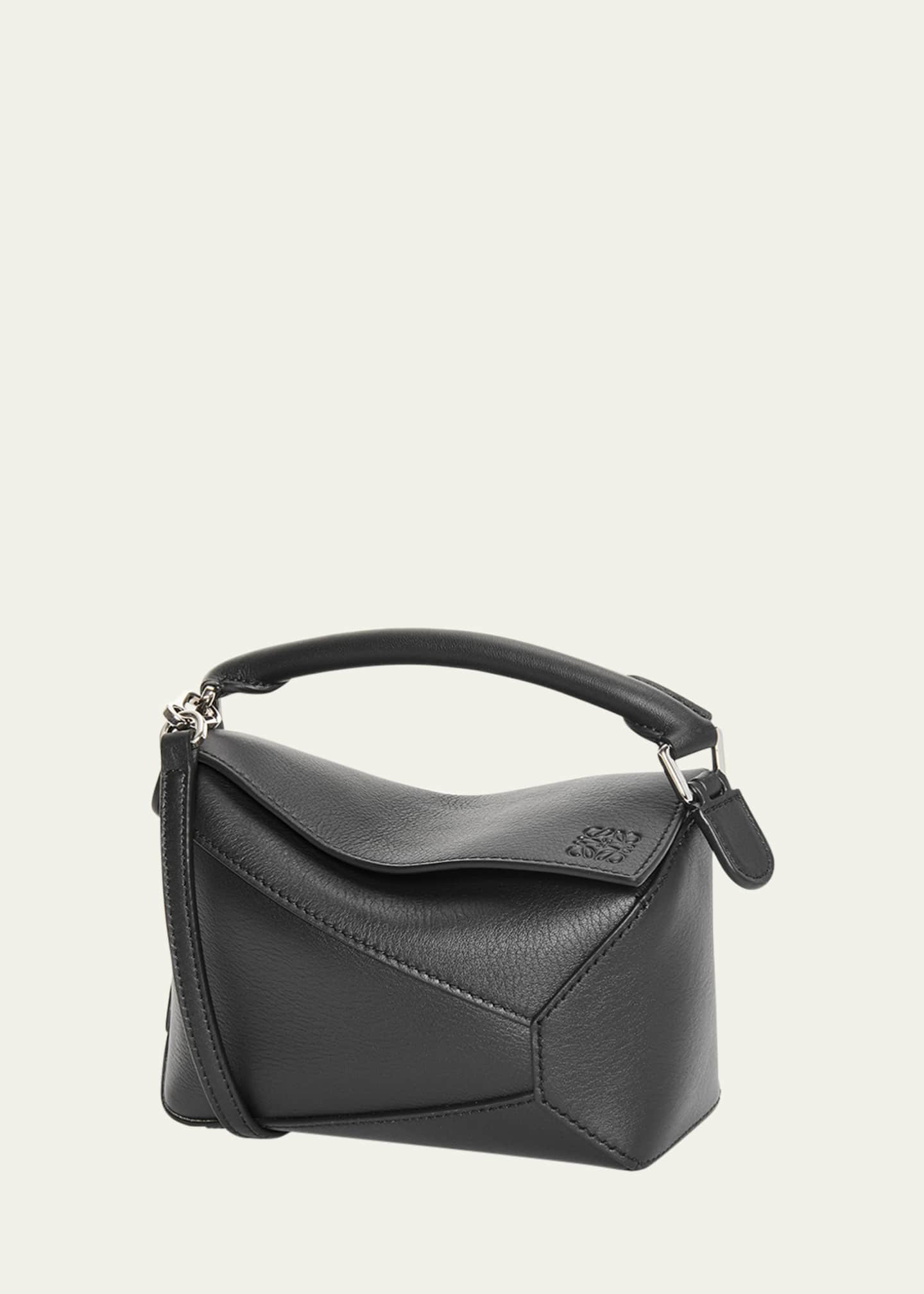 Loewe x Paula’s Ibiza Puzzle Edge Mini Top-Handle Bag in Leather ...