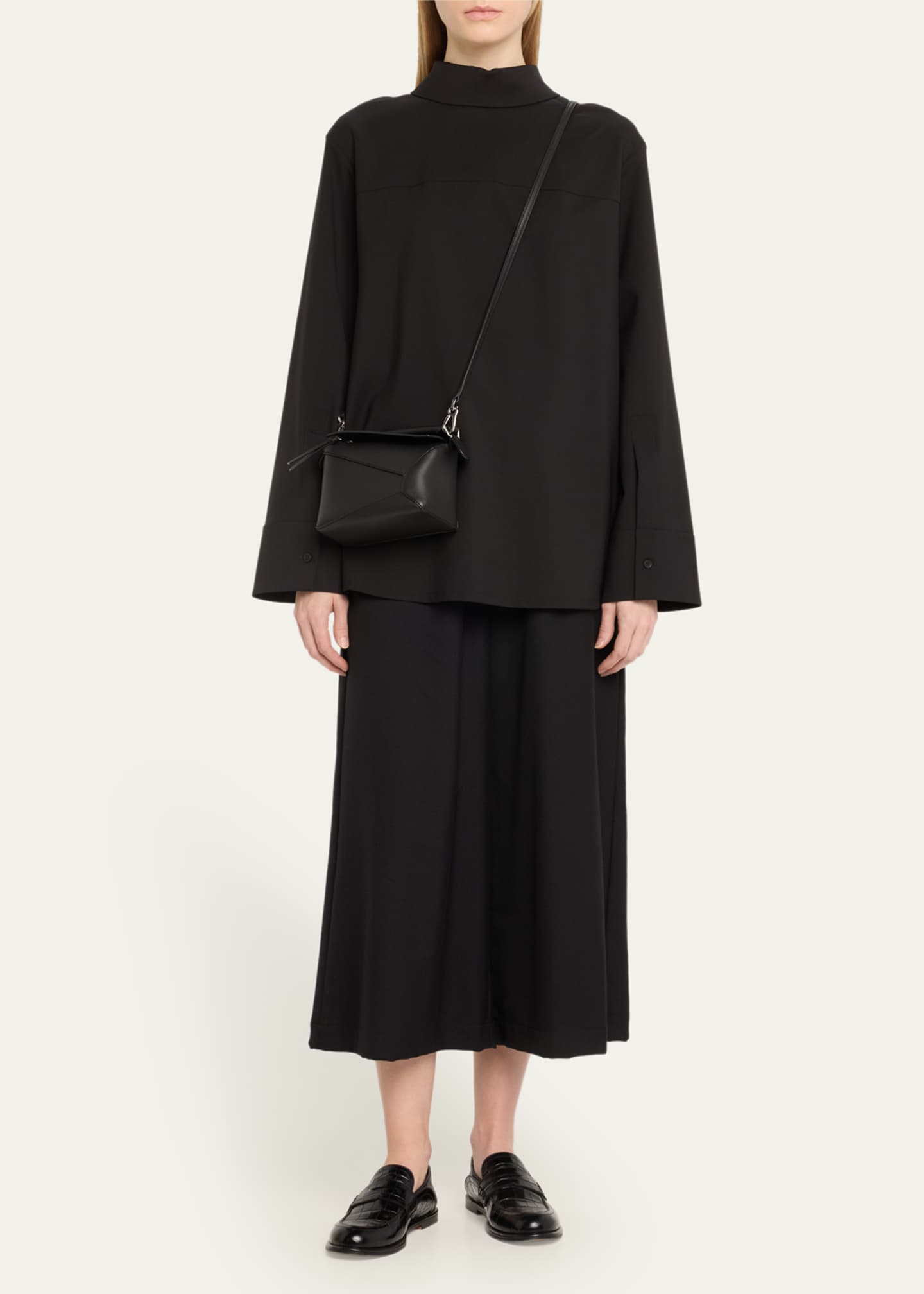 Loewe x Paula’s Ibiza Puzzle Edge Mini Top-Handle Bag in Leather Image 5 of 5