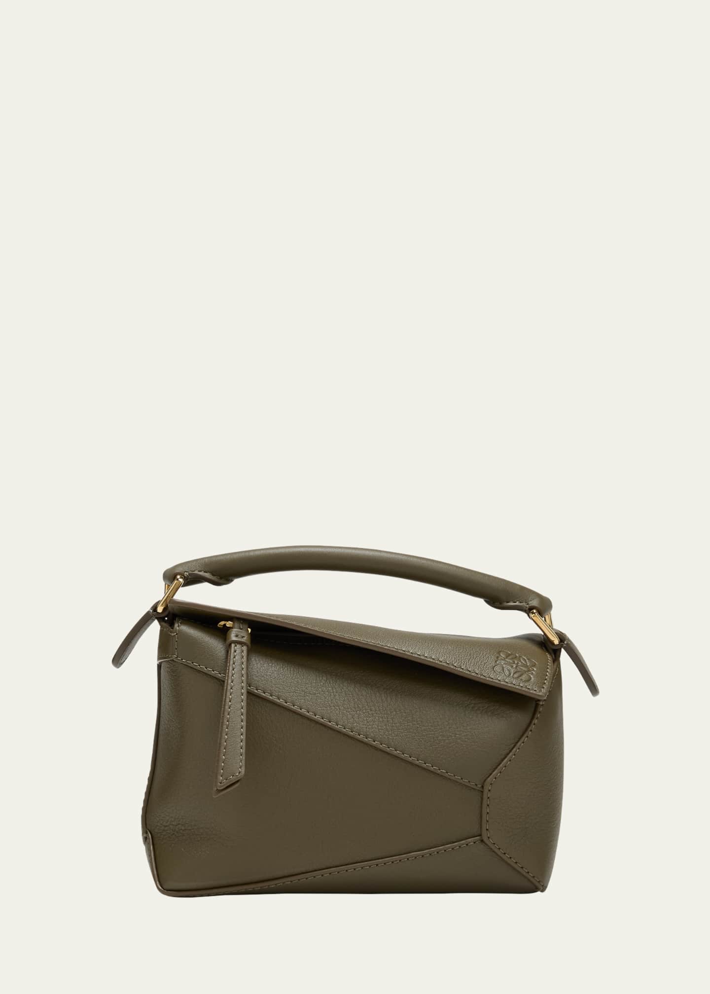 Loewe x Paula's Ibiza Puzzle Edge Mini Top-Handle Bag in Leather Image 1 of 5