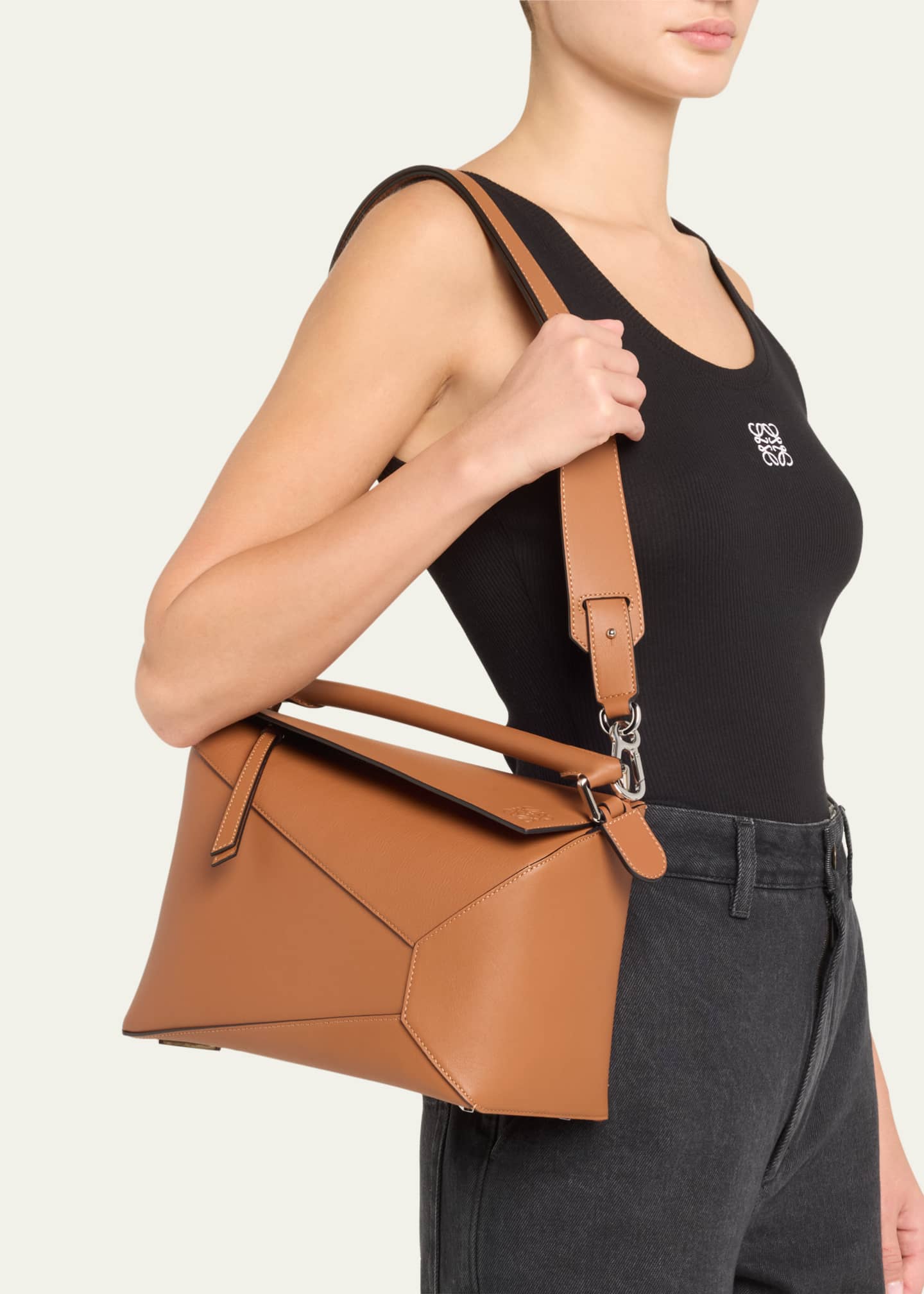 Loewe Puzzle Edge Leather Shoulder Bag Image 2 of 5