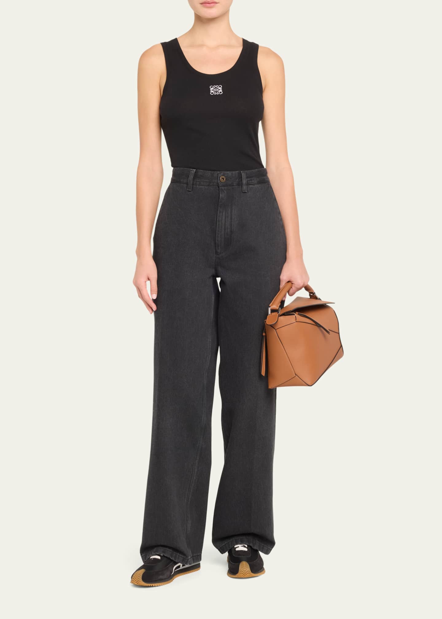 Loewe Puzzle Edge Leather Shoulder Bag Image 5 of 5