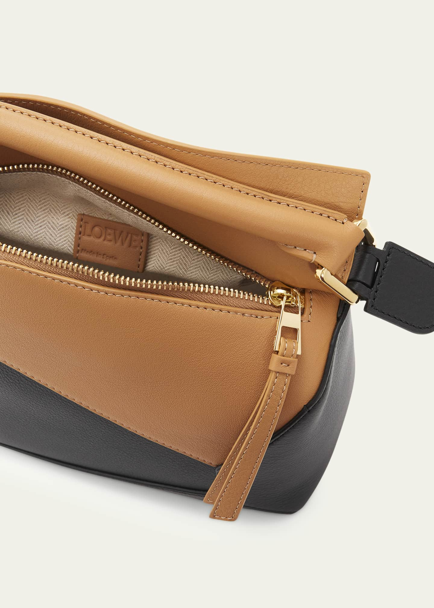 Loewe Small Puzzle Edge Leather Shoulder Bag - Bergdorf Goodman