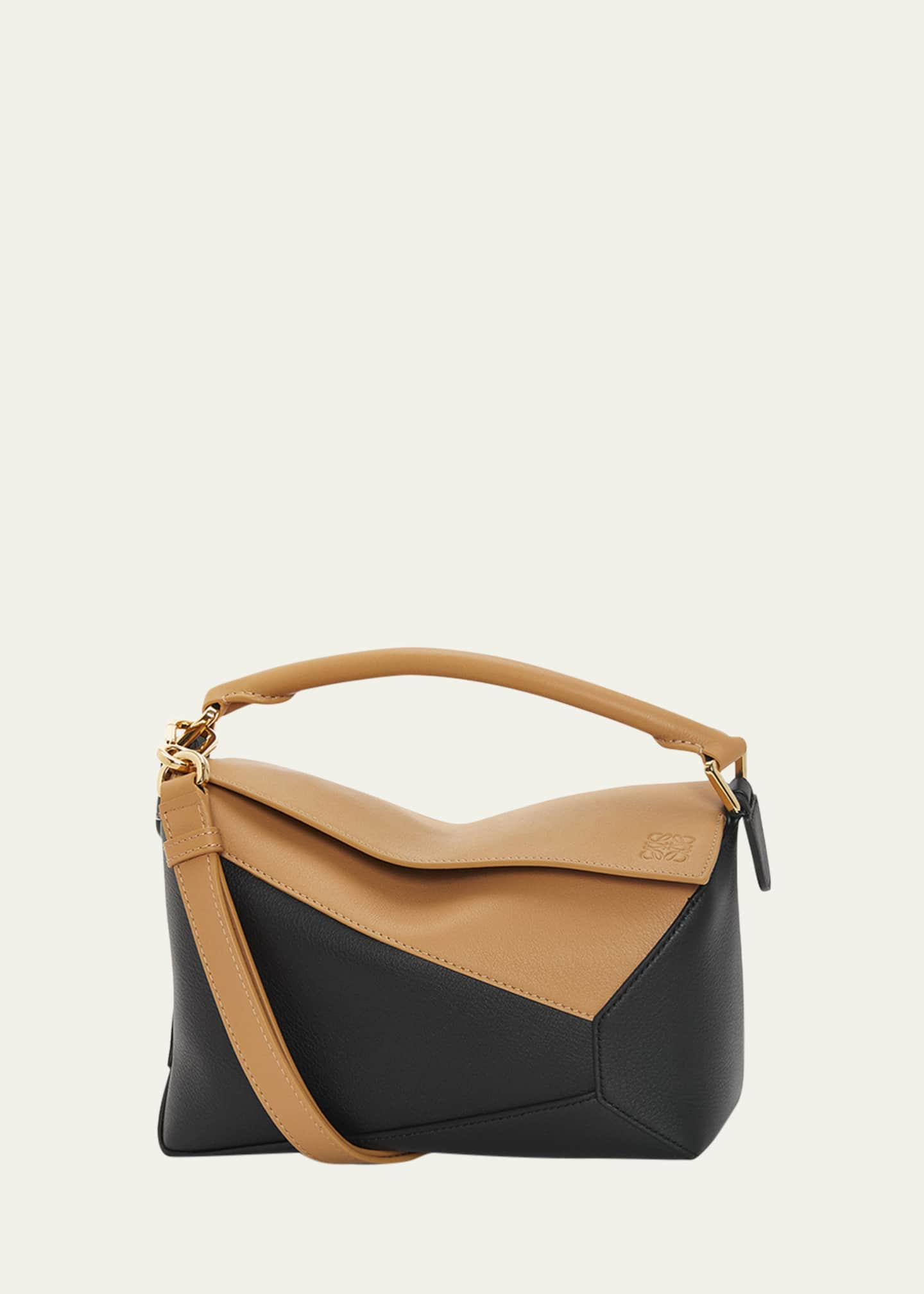 LOEWE Small Leather Puzzle Top-Handle Bag