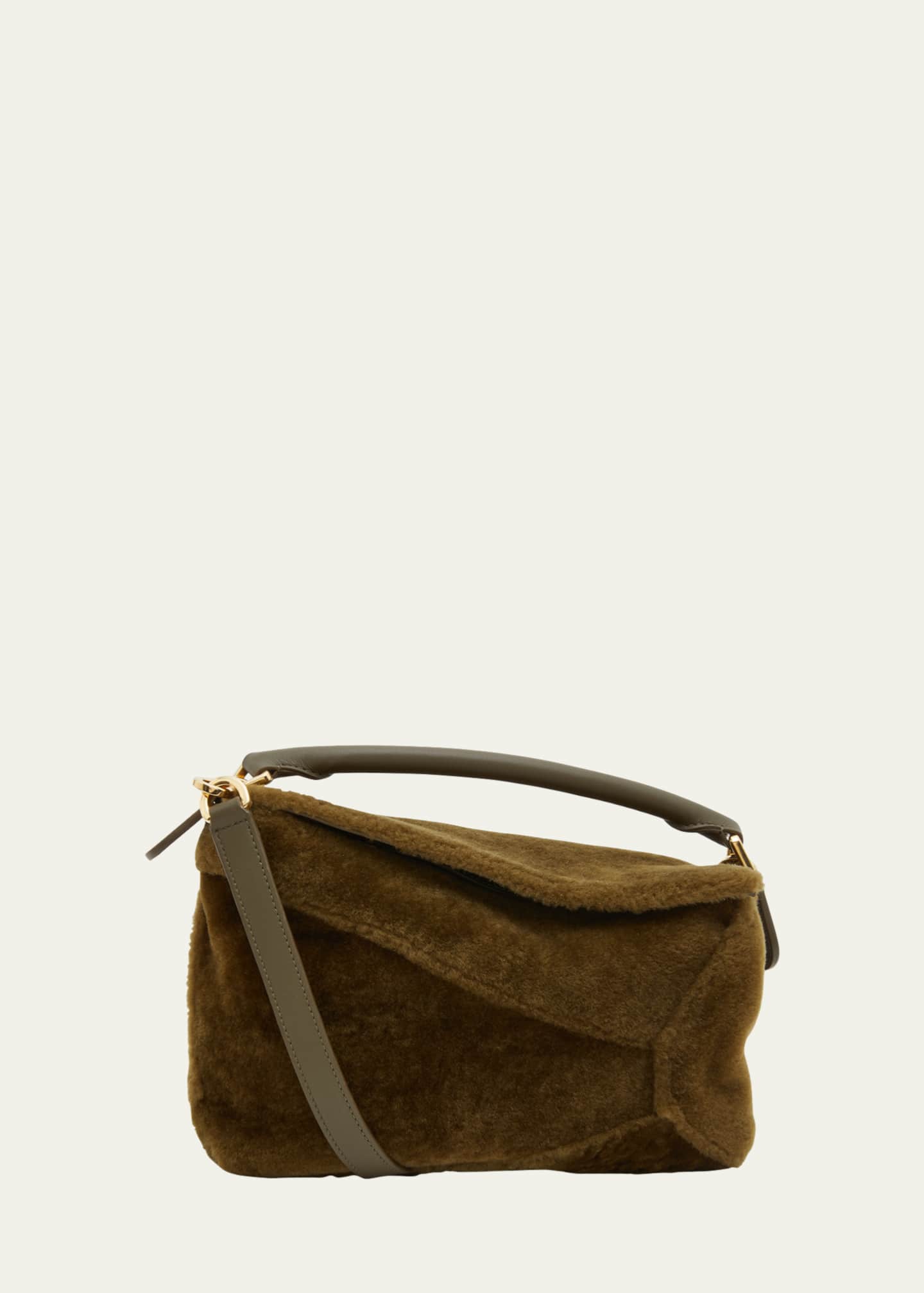 Loewe puzzle bag suede 2025