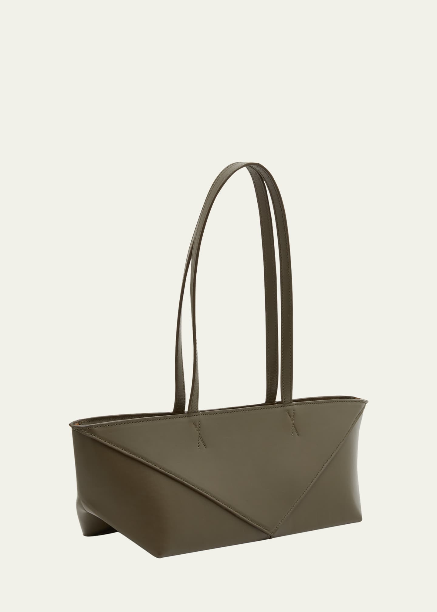Loewe Fold Puzzle Leather Shoulder Bag Bergdorf Goodman