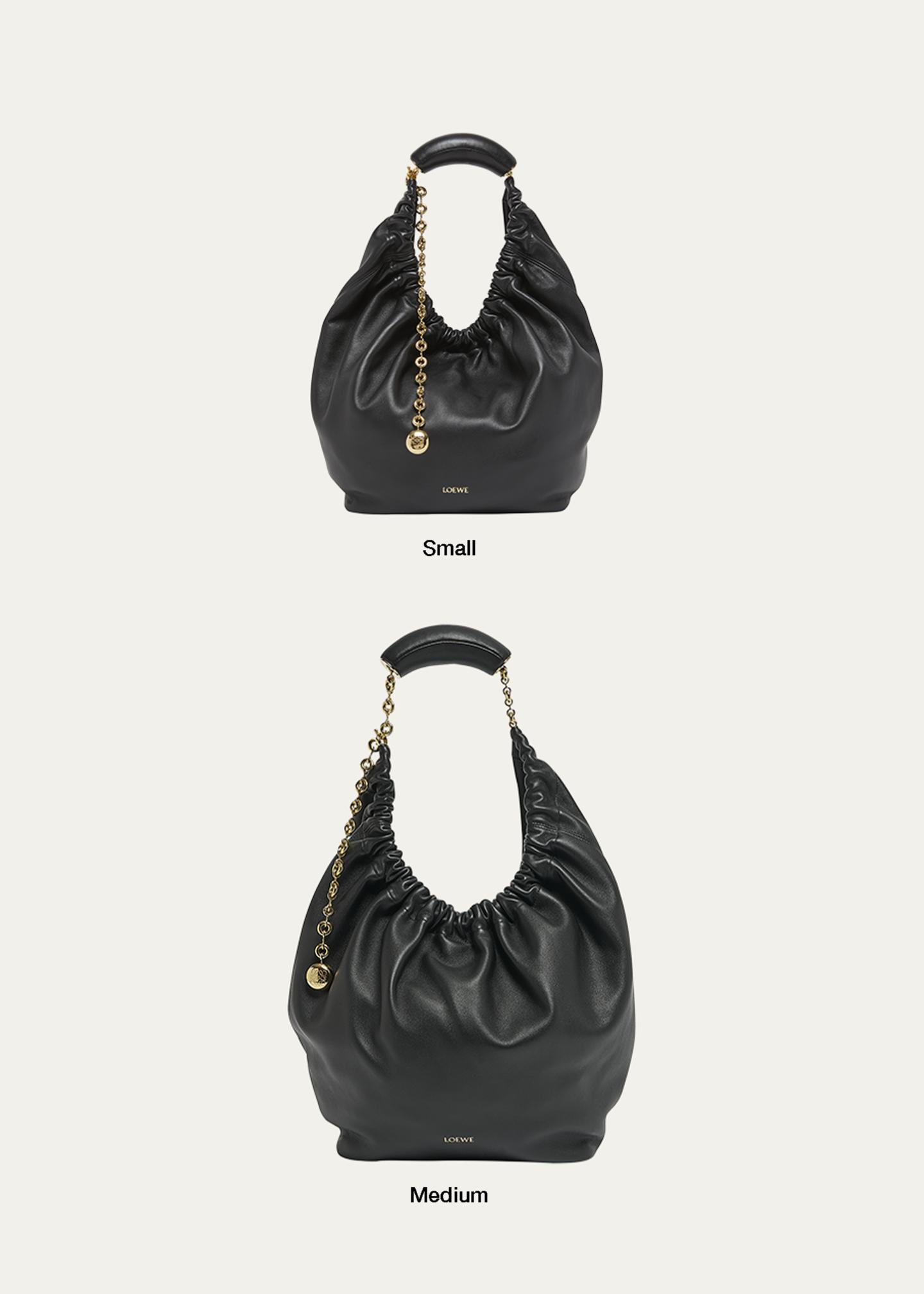 LOEWE Squeeze Small Shoulder Bag in Napa Leather - Bergdorf Goodman