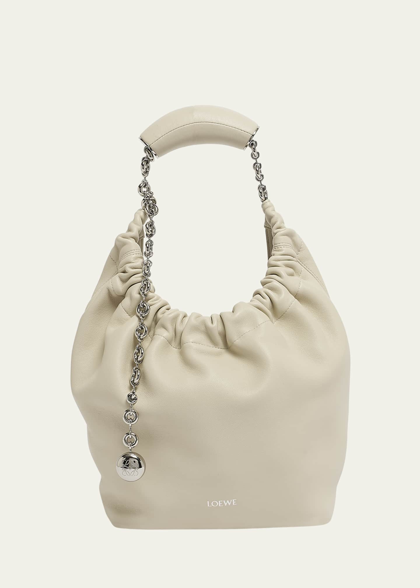 Loewe Squeeze Small Shoulder Bag in Napa Leather Image 1 of 6
