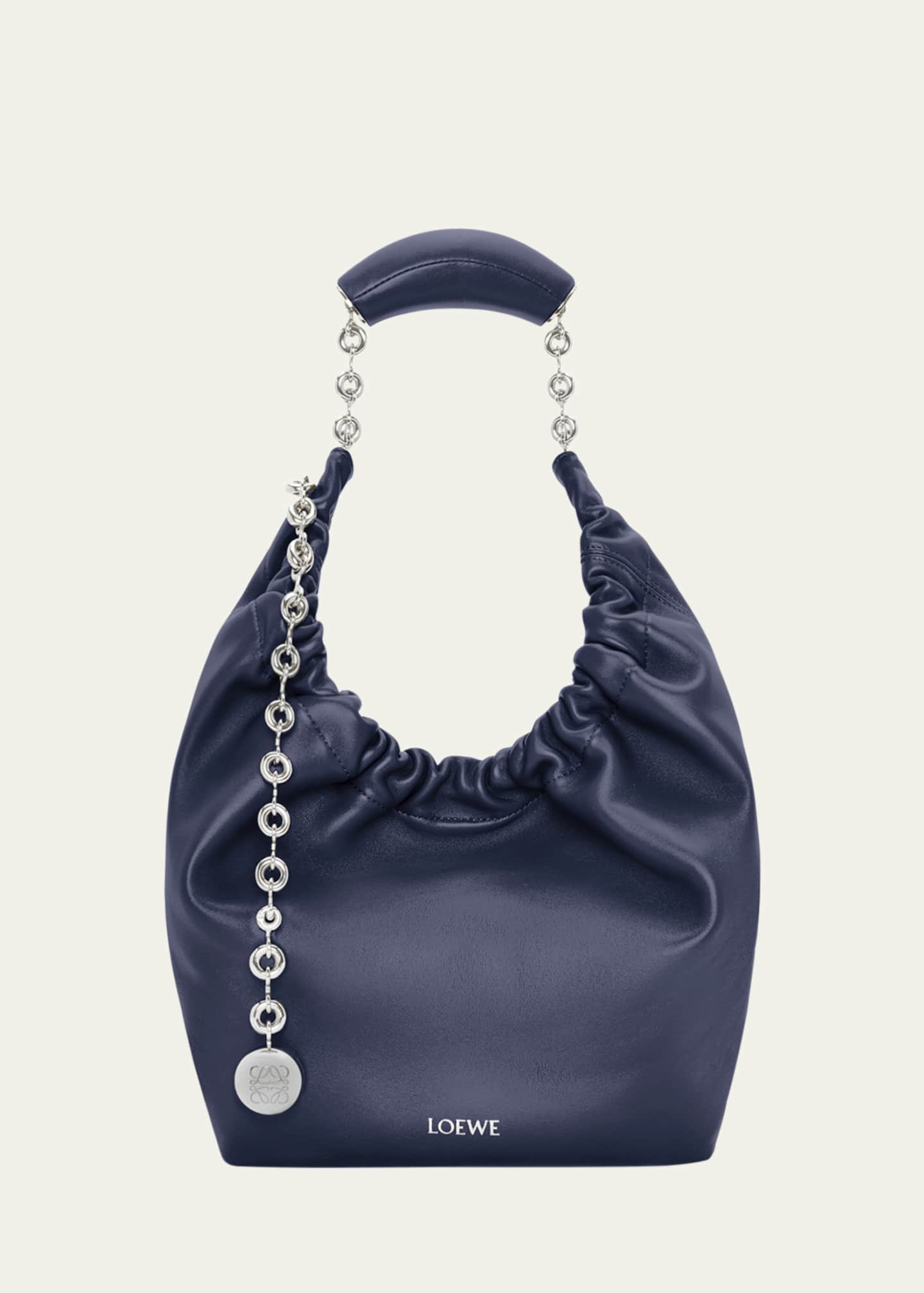 Loewe Squeeze Small Shoulder Bag in Napa Leather Image 1 of 6