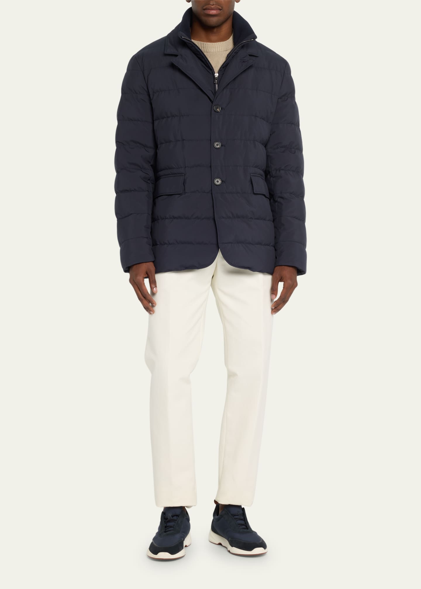 Loro Piana Men s Nama Quilted Nylon Puffer Jacket Bergdorf Goodman