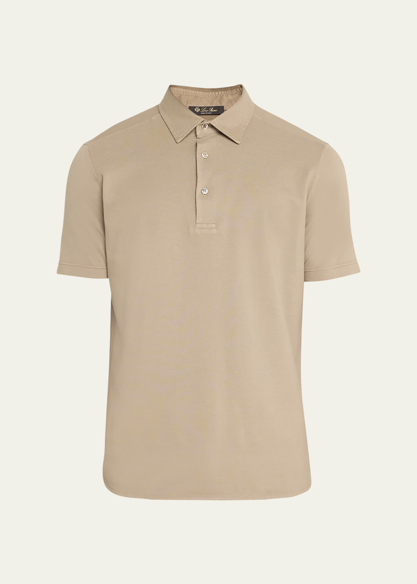 Men's cotton top pique polo shirts