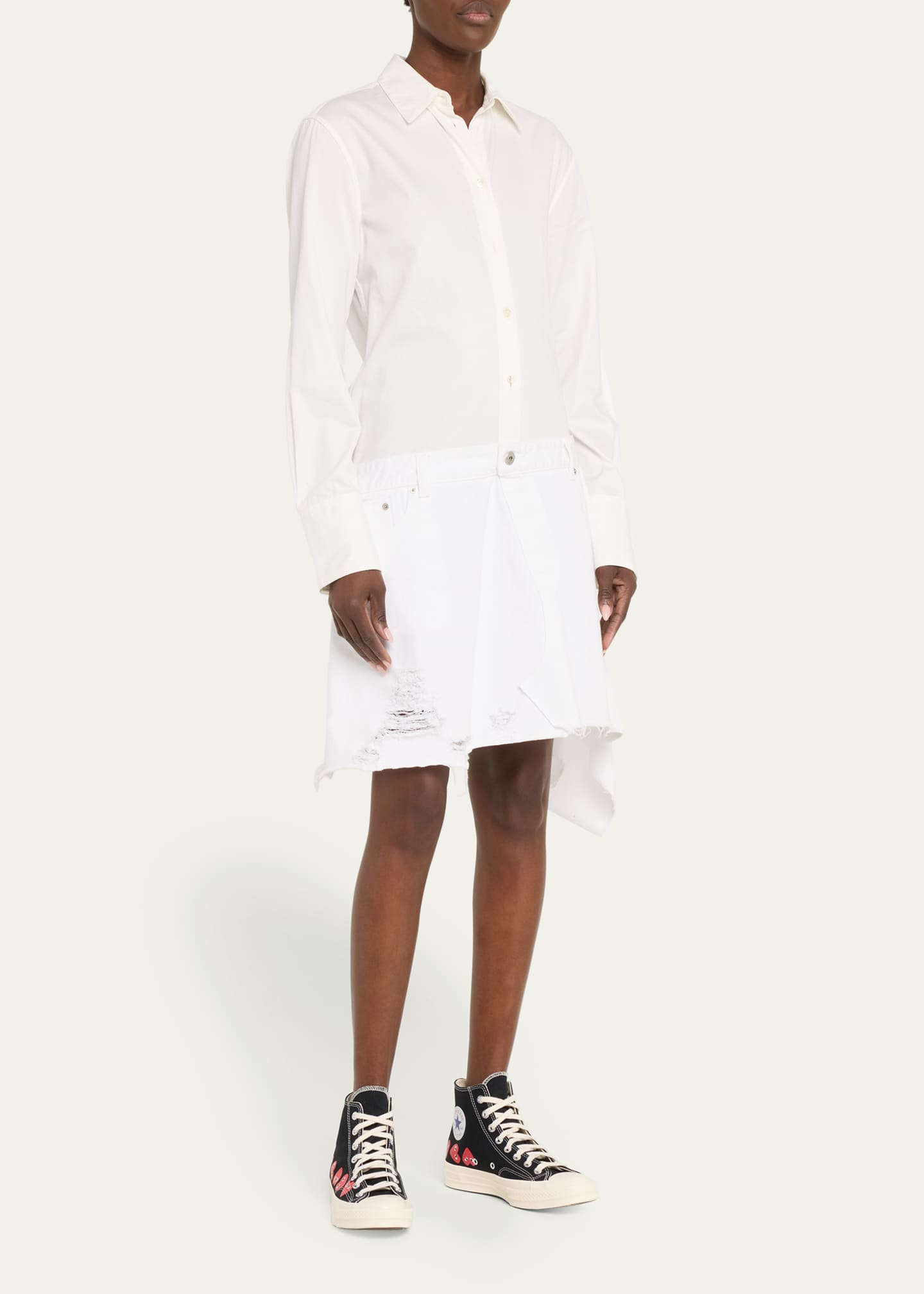 Cdg converse with shorts on sale