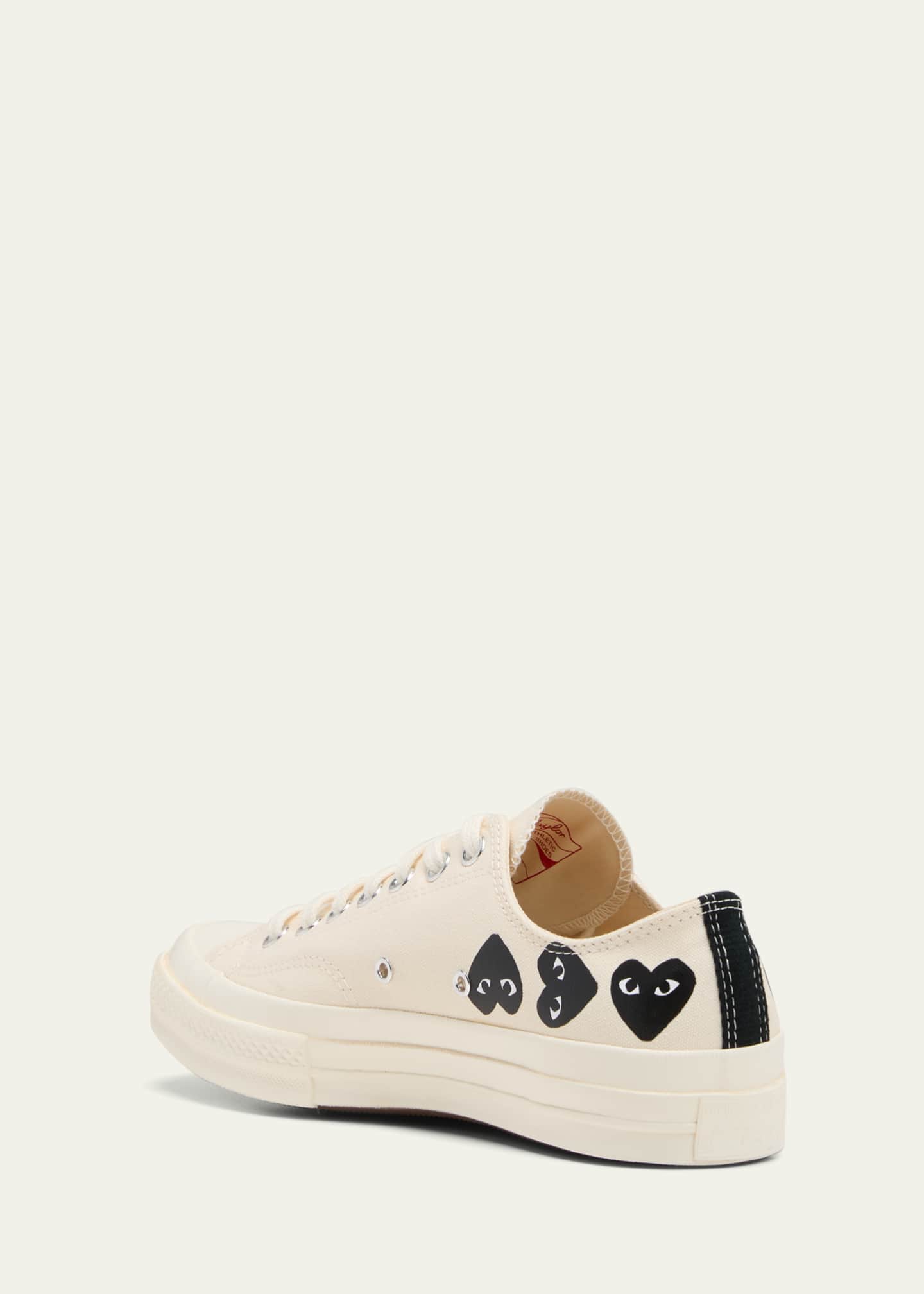 CDG Play x Converse Multi Heart Low-Top Sneakers - Bergdorf Goodman