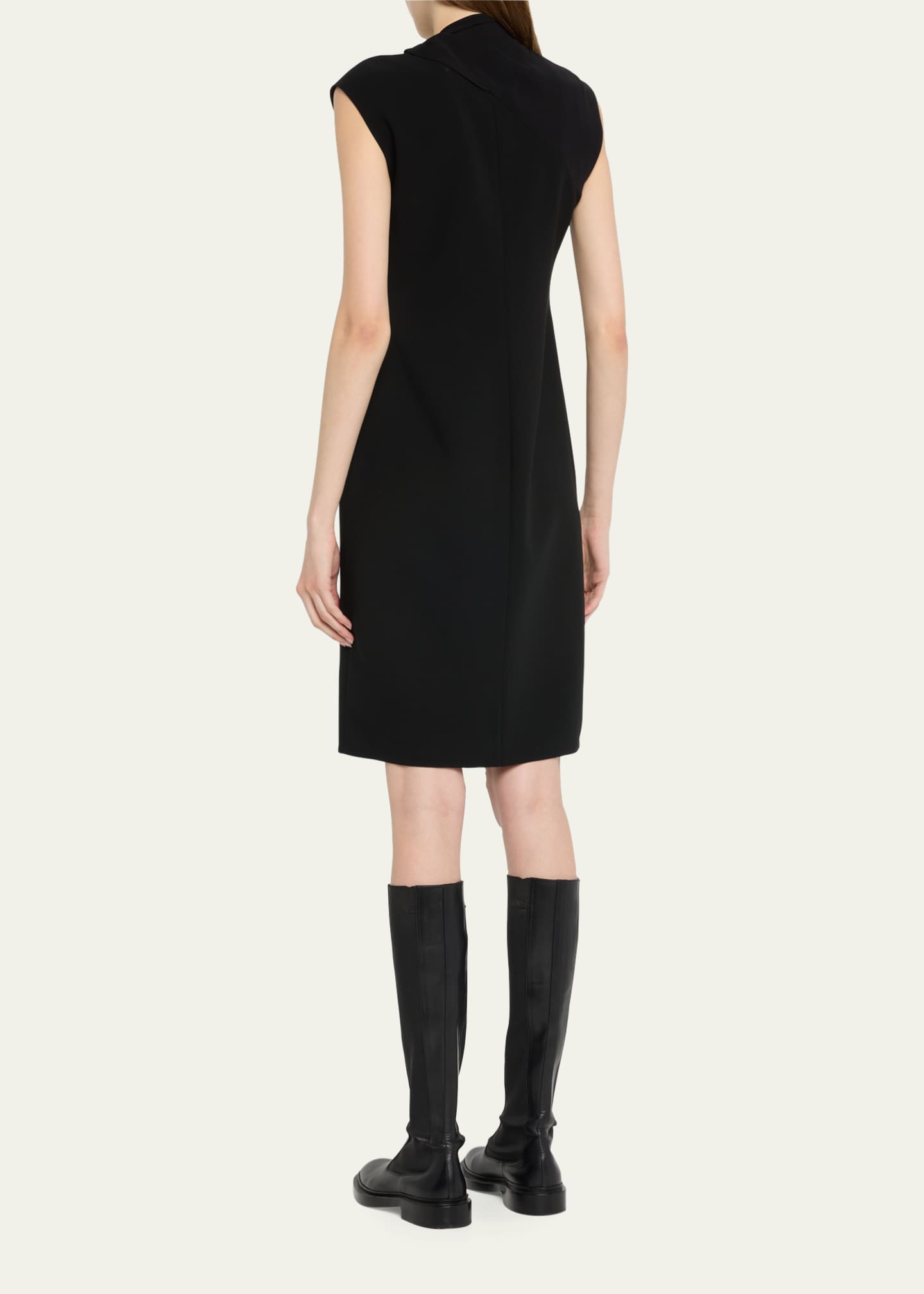 Lafayette 148 Responsible Finesse Crepe Collared Sheath Dress main image 1