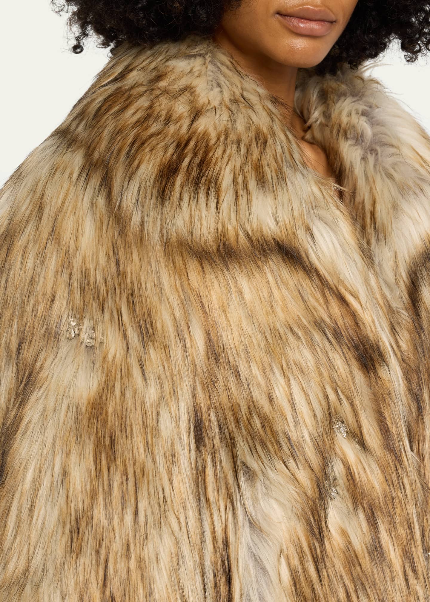Topshop Faux Fur Coat