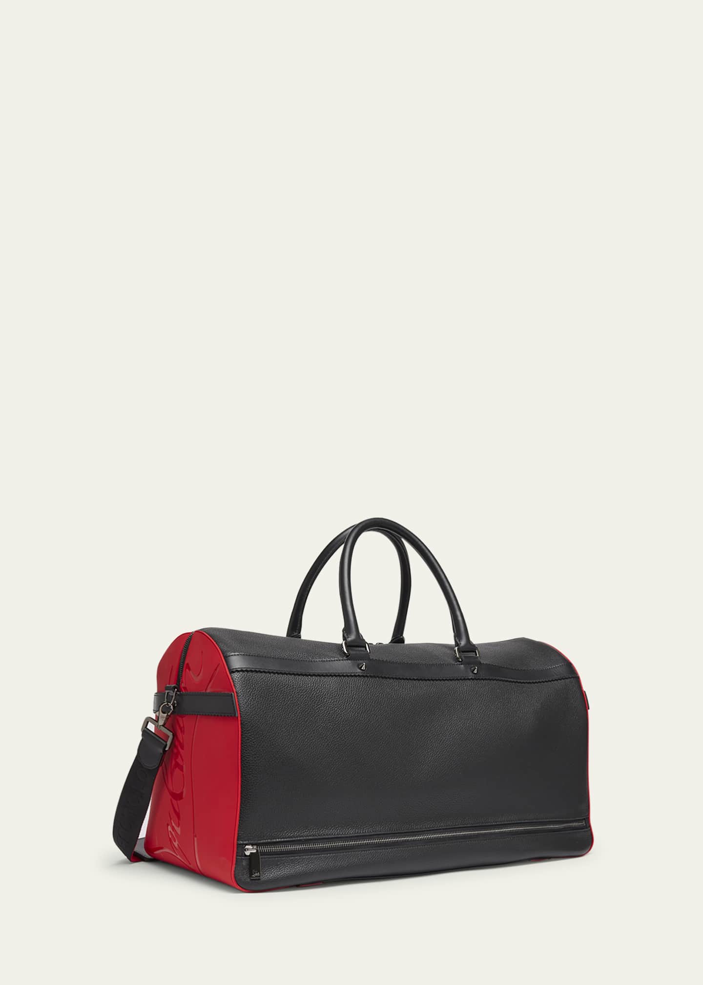 Christian Louboutin Men's Ruisbuddy Leather Duffel Bag Image 2 of 3