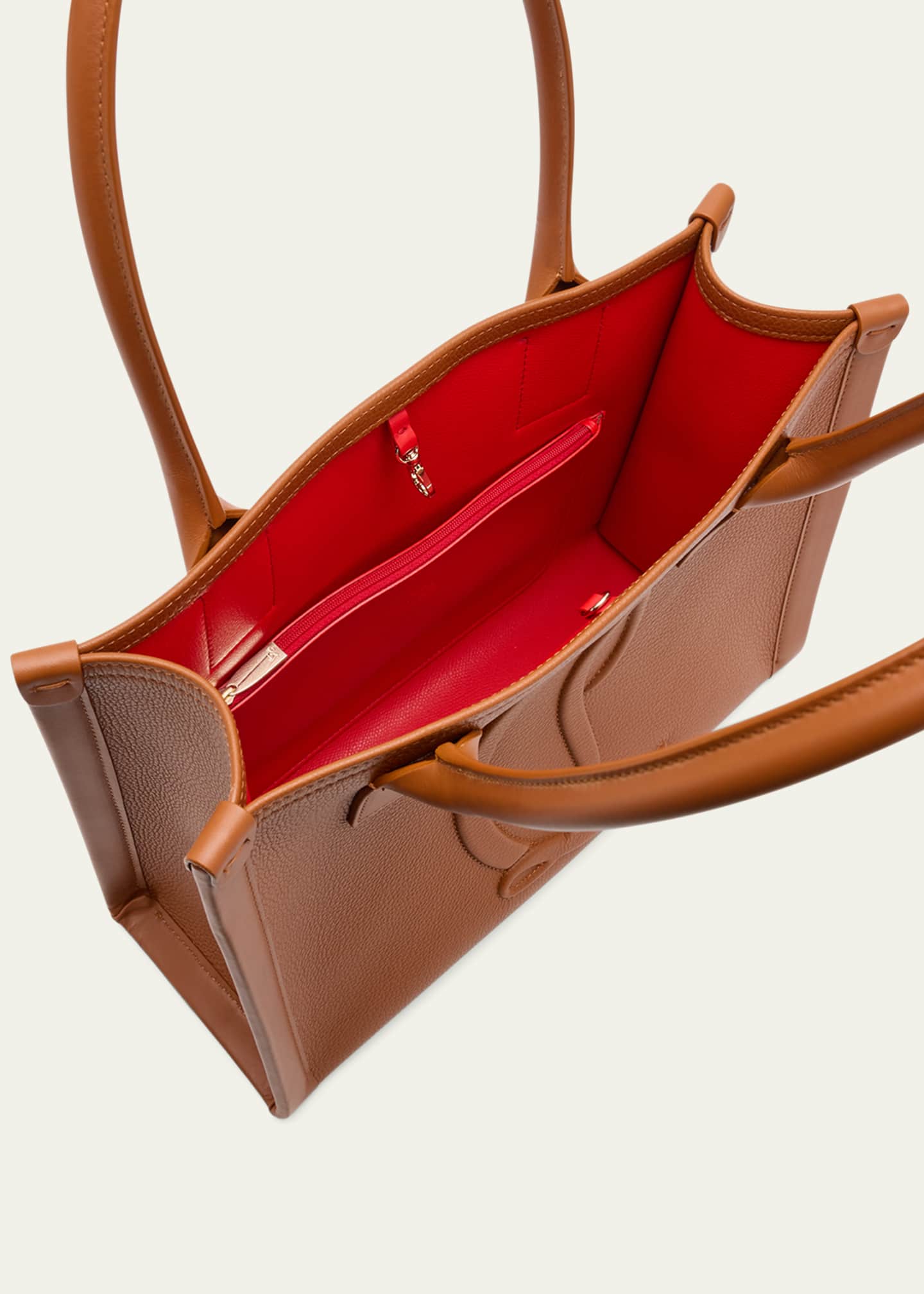 Christian Louboutin By My Side Small Tote in Leather with CL Logo Image 4 of 5