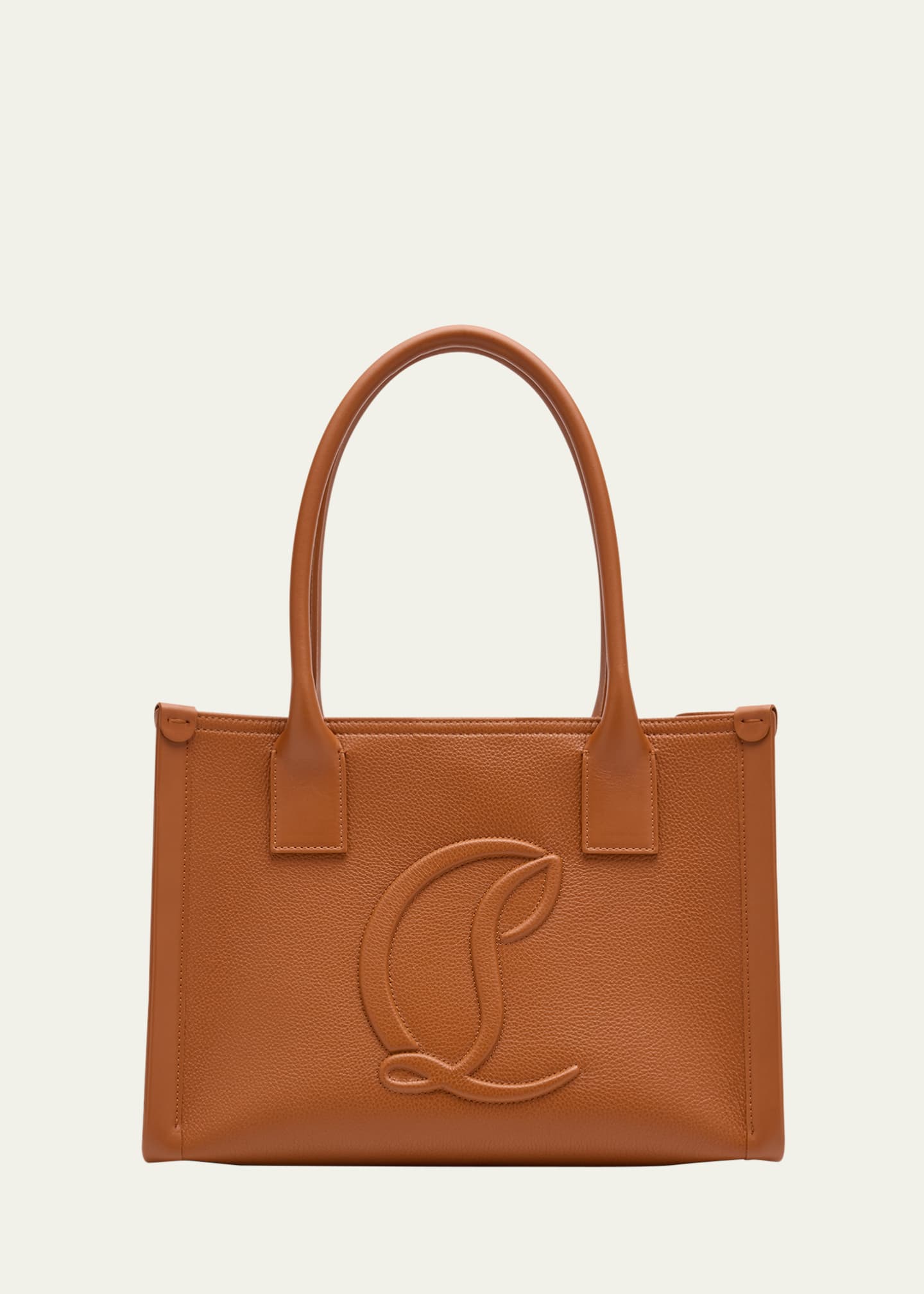 CHRISTIAN LOUBOUTIN By My Side small textured-leather tote